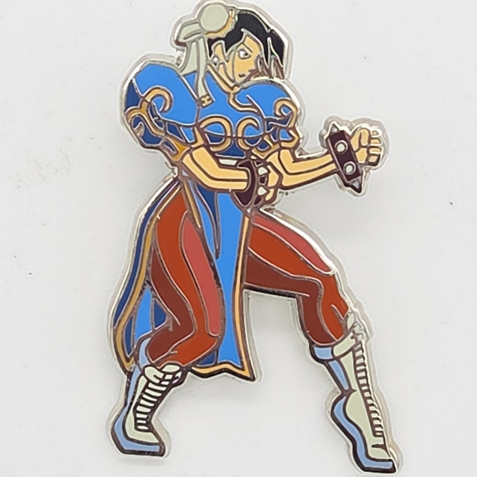 CAPCOM Chun-Li Street Fighter Enamel Pin, Fighting Character Design