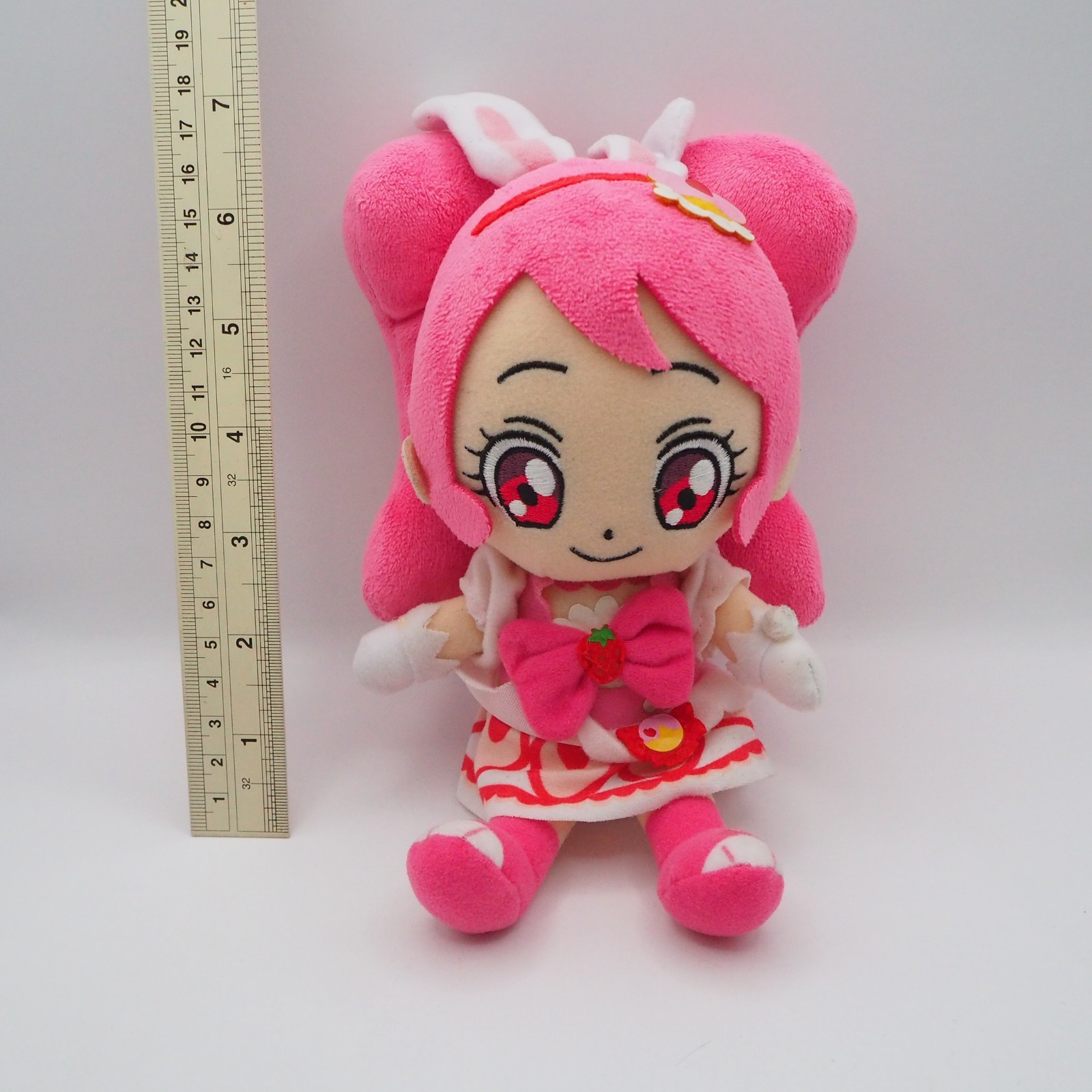 JK42 JUNK KiraKira Precure Pretty Cure WHIP Plush 8″ Bandai 2017 Toy Doll Japan