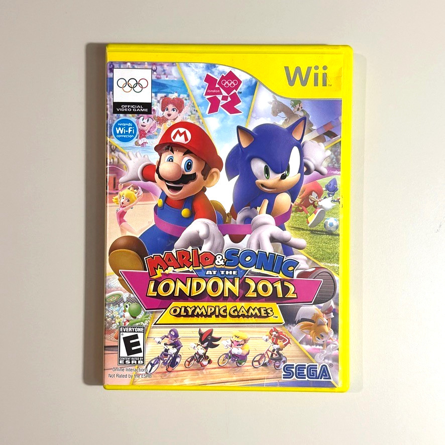 Bundle Mario and Sonic at the Olympic Games London 2012 Nintendo Wii CIB Tested
