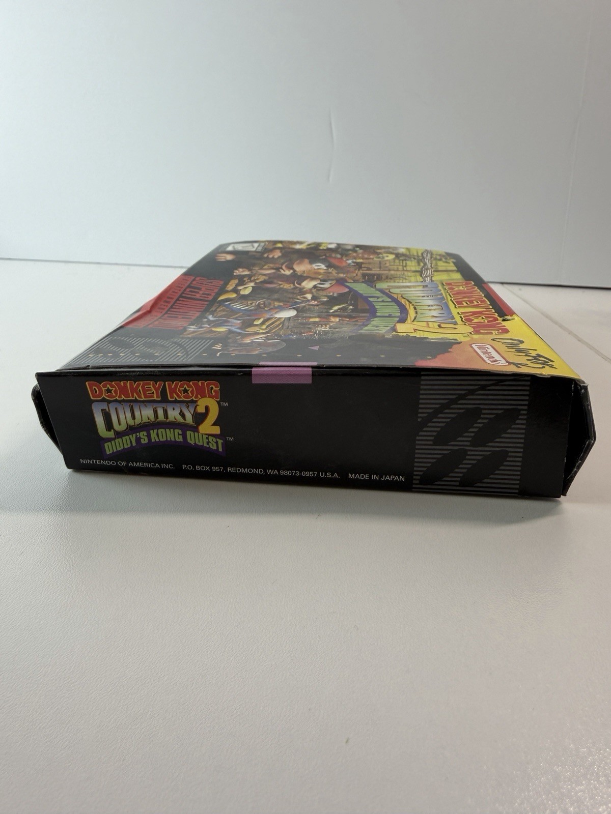Donkey Kong Country 2 SNES (Diddy’s Kong Quest) Authentic Box & Instructions