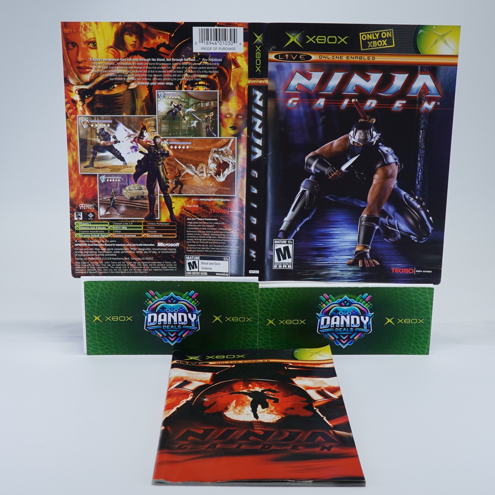 Ninja Gaiden CIB W/ Manual – Xbox
