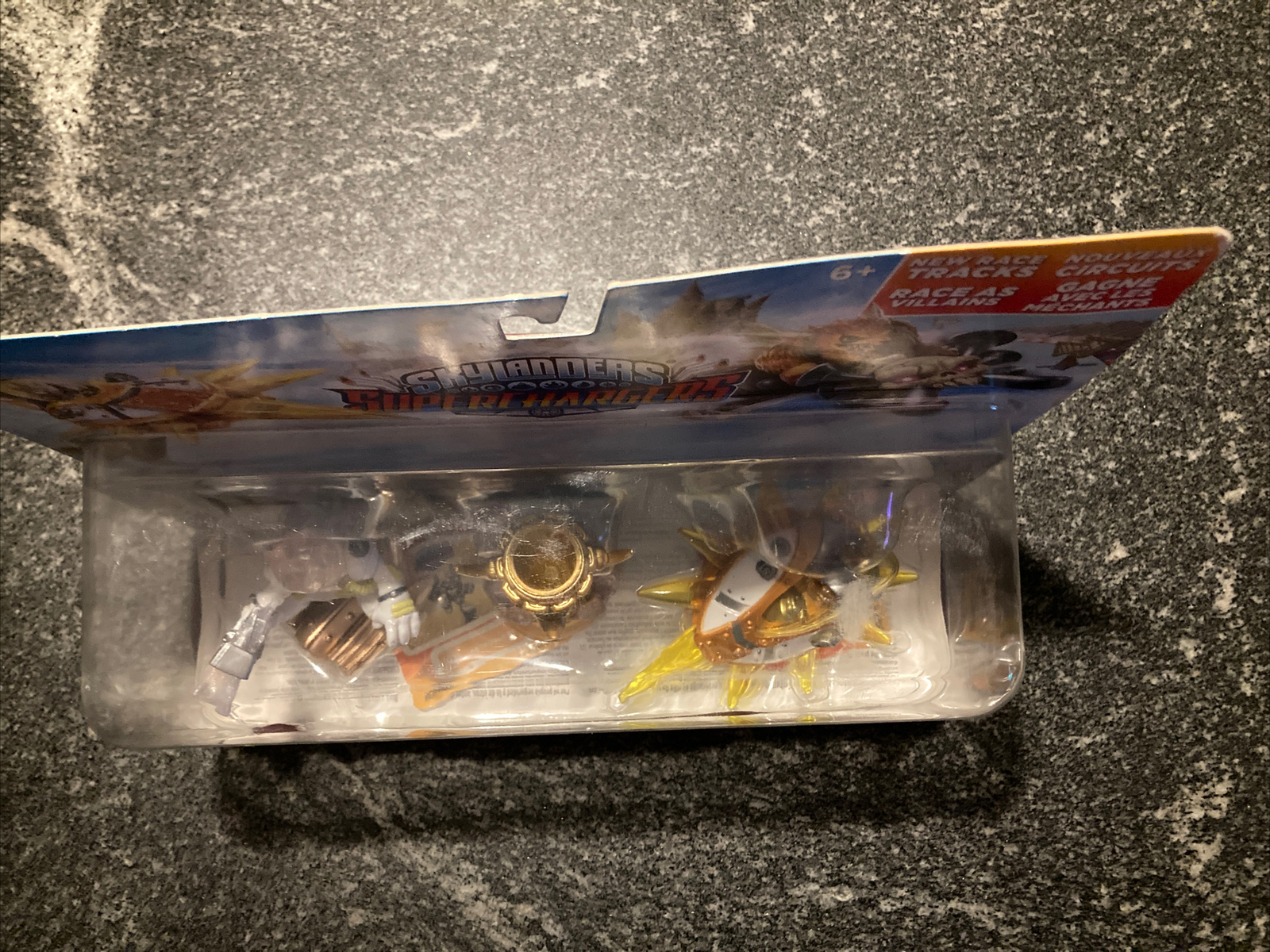 SKYLANDER SUPERCHARGERS Sky Racing Action Pack Astroblast Sun Runner Sky Trophy