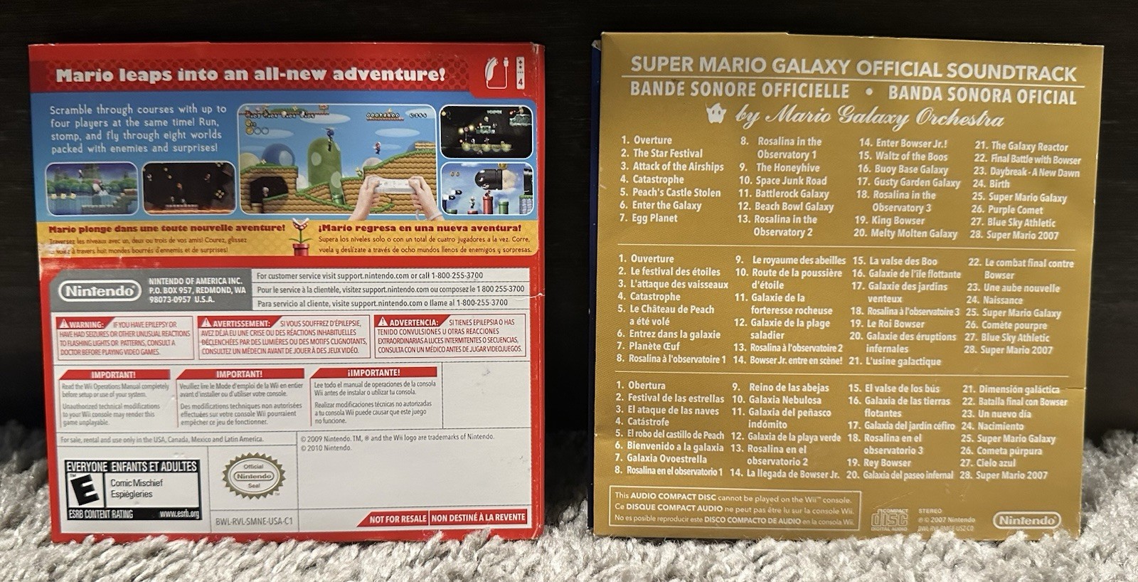 New Super Mario Bros. Wii & Super Mario Galaxy Official Soundtrack