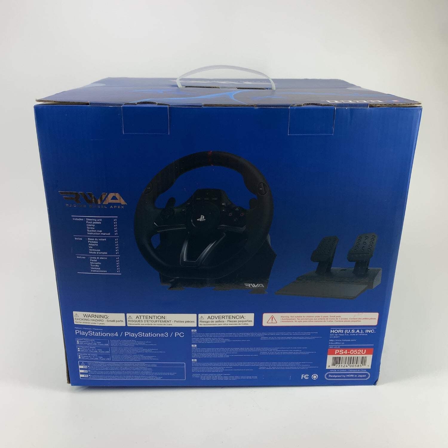 Hori Racing Wheel Apex Game Racing Wheels And Pedals PS4-052U