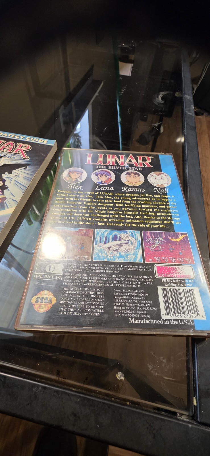Lunar The Silver Star Cib With 2 Official Strategy Guides For Sega Cd Cib