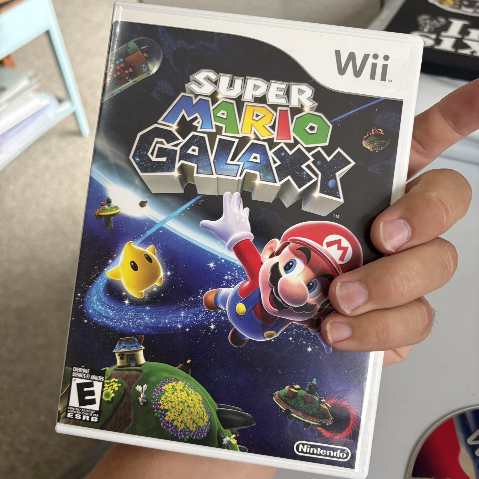 Super Mario Galaxy Nintendo Wii Game Tested & Complete 2007 Working