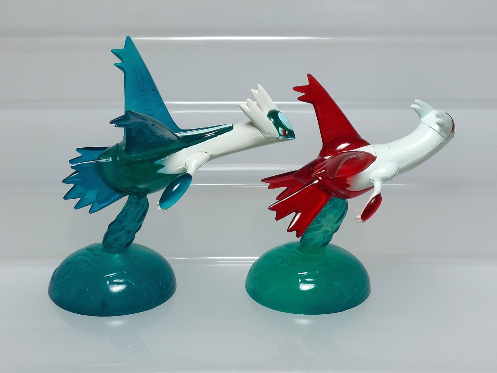 Latios Latias (Clear ver) Pokemon Movie Monster Collection Figure Tomy 2.4-2.9in
