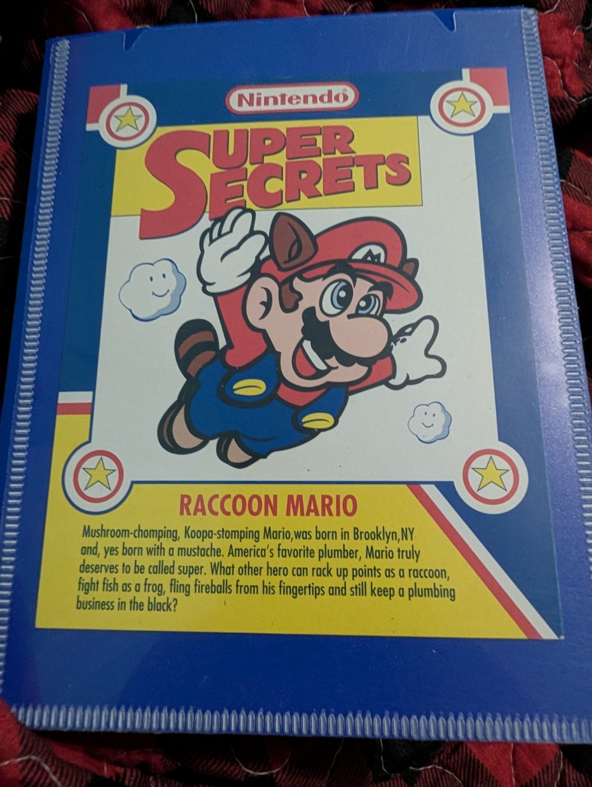 Super Mario Nintendo Secrets Pepsi Cards Complete Set In Notebook. Rare
