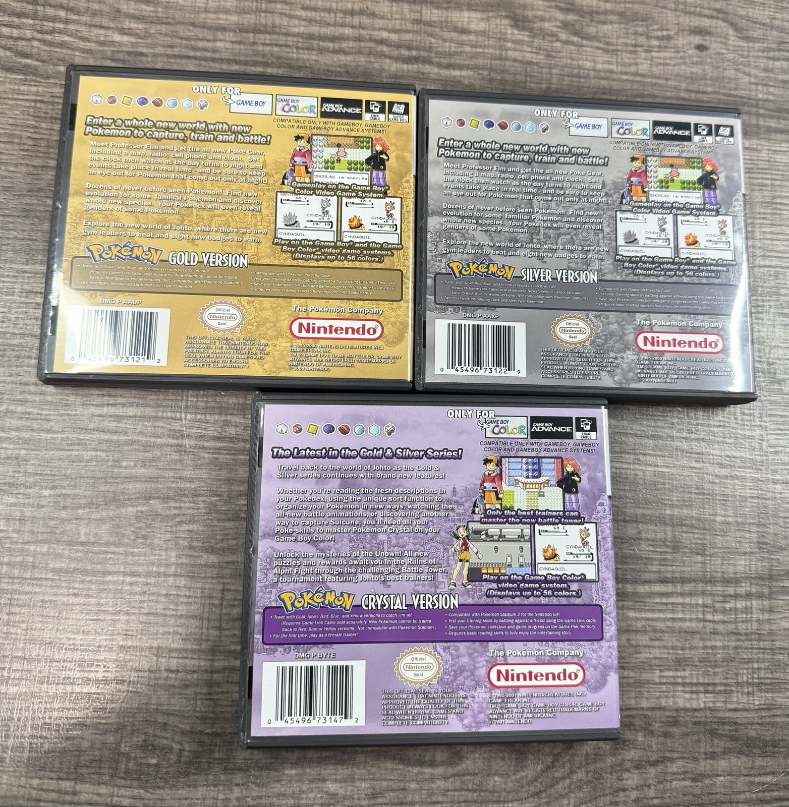 11 Pokemon Bundle Custom Game Case For Nintendo Gameboy Color GB,GBC *NO GAME*