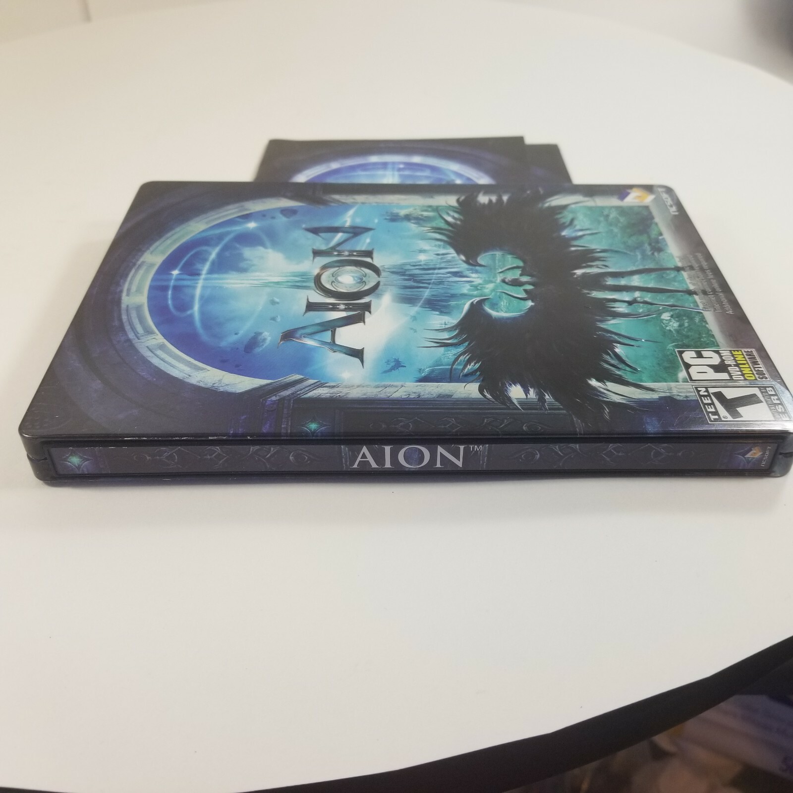 Aion (PC DVD-Rom, 2009, 2-Discs) Steelbook Edition Complete w/Game manual !