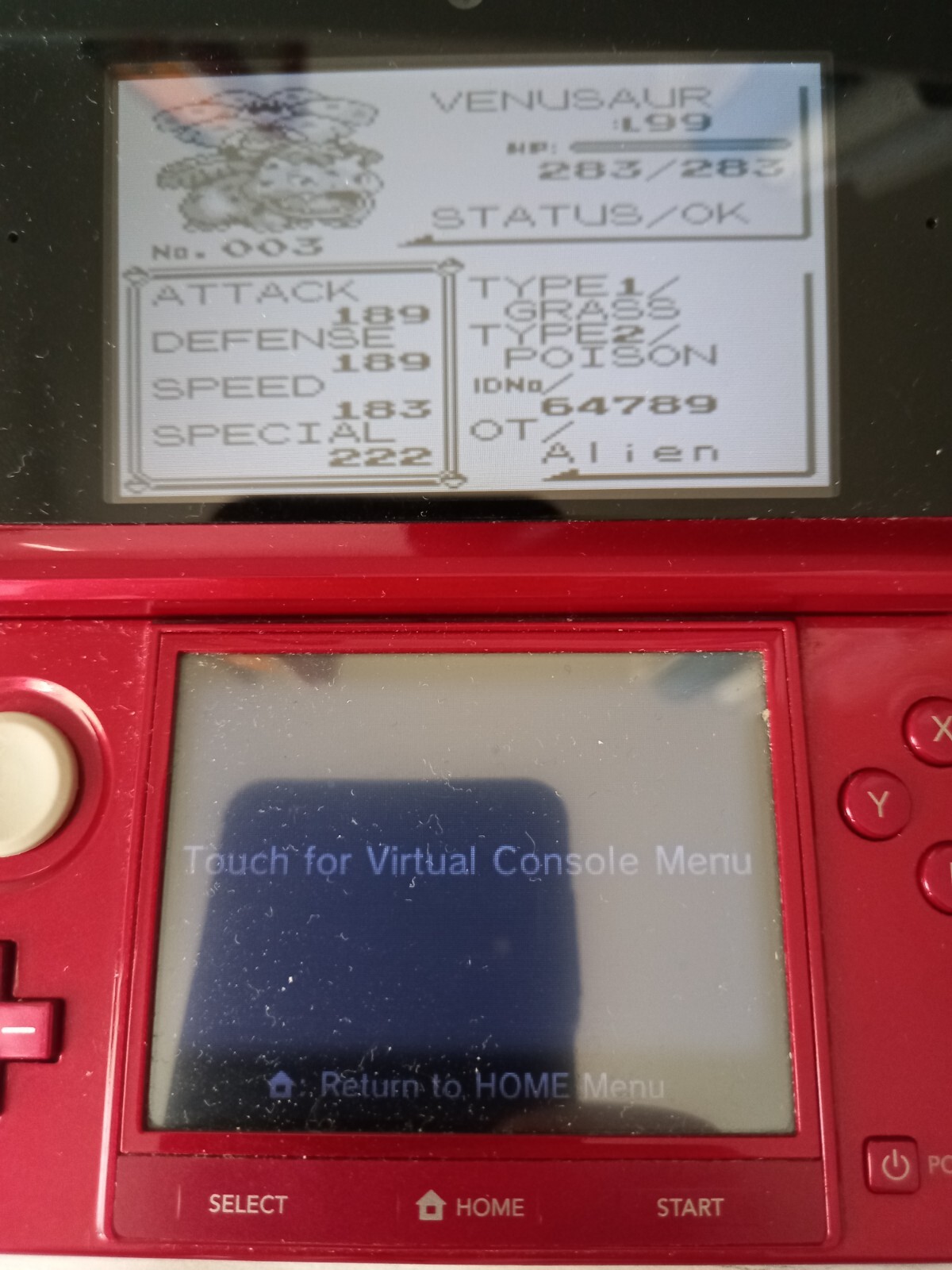 Pokémon HOME Gen 1-2 VC Shiny Living Dex Complete Pokedex 1-251 Virtual Console