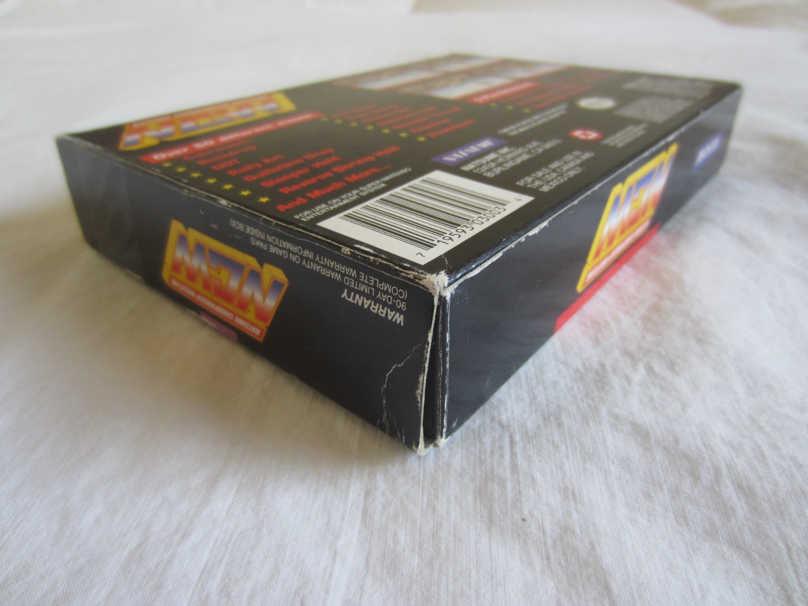 Natsume Championship Wrestling SNES Super Nintendo Complete 1994 Natsume RARE