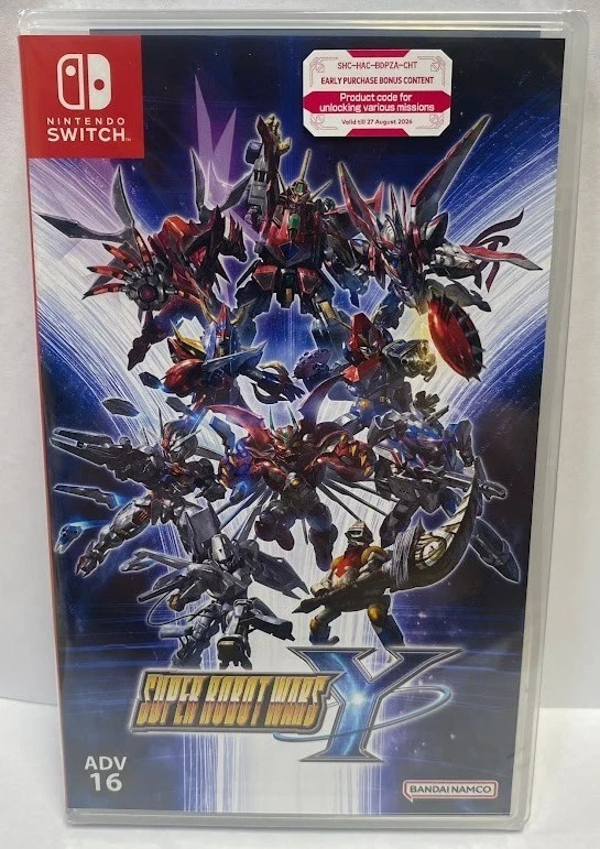 Super Robot Wars T + V + X + Y Switch Brand New Bundle