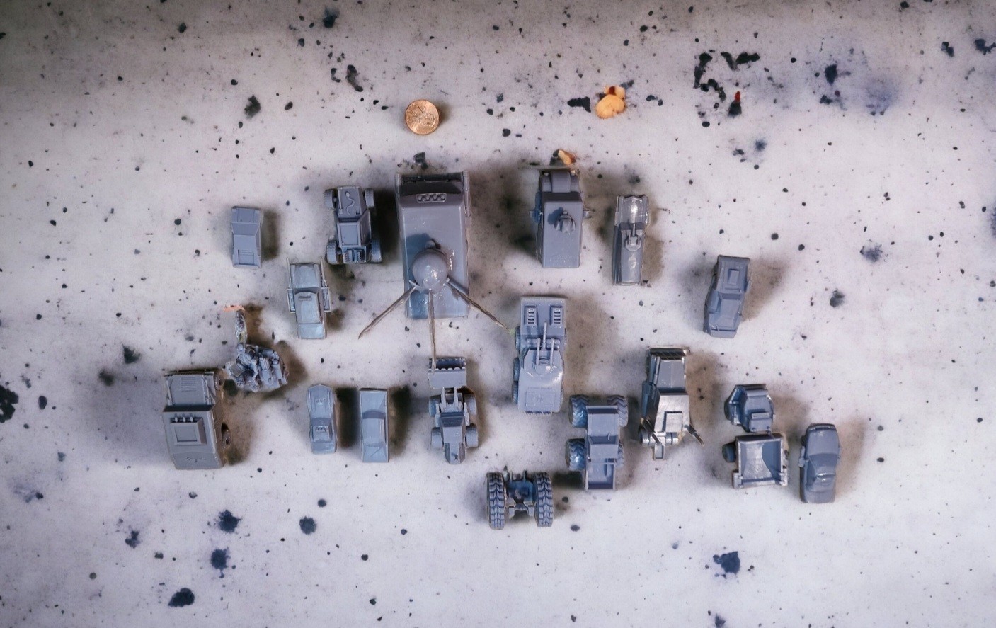 Twisted Metal Mini Figure Set – 18 Vehicles resin printed