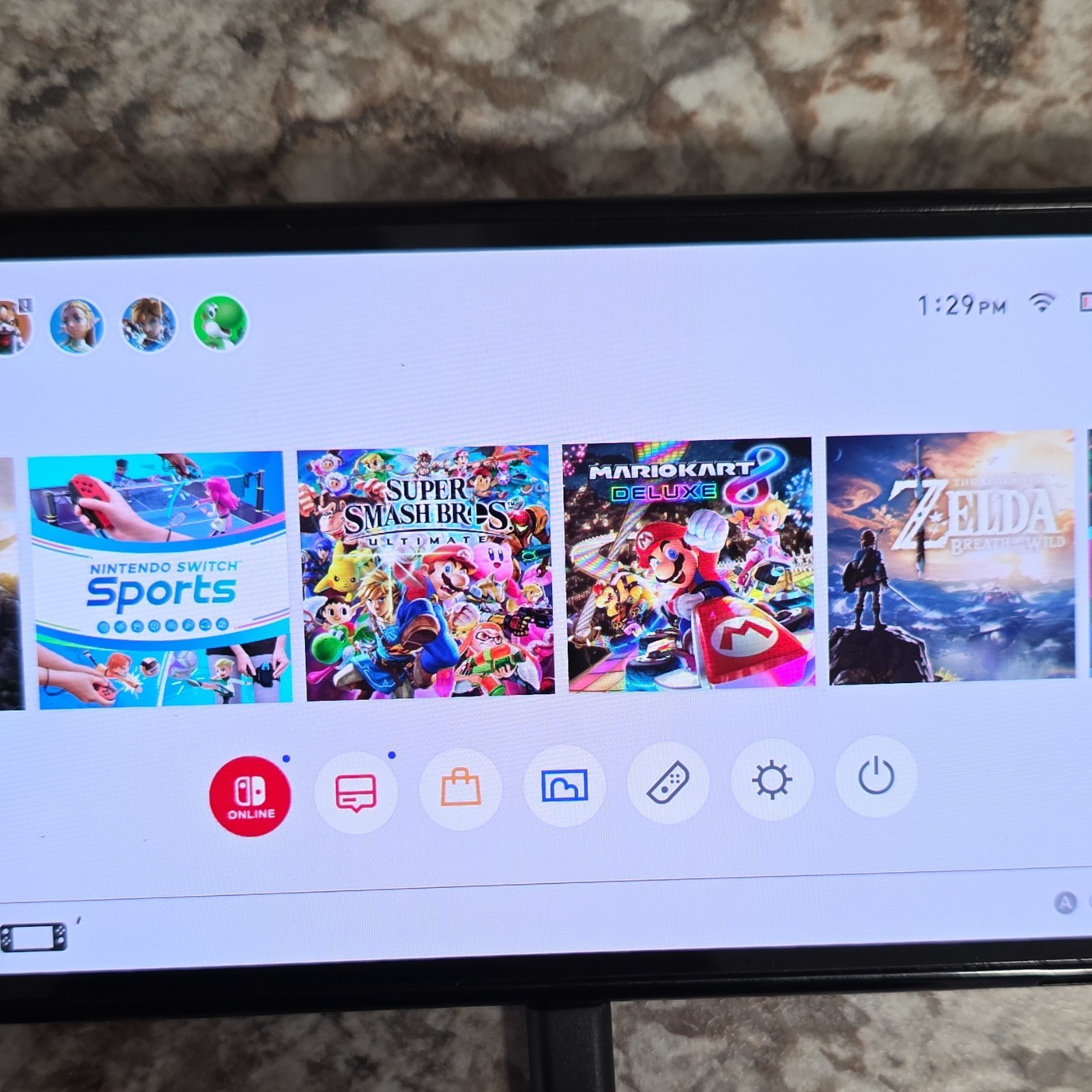 Nintendo Switch OLED Model Console White Joy-Con Wi-Fi Internet Browsing