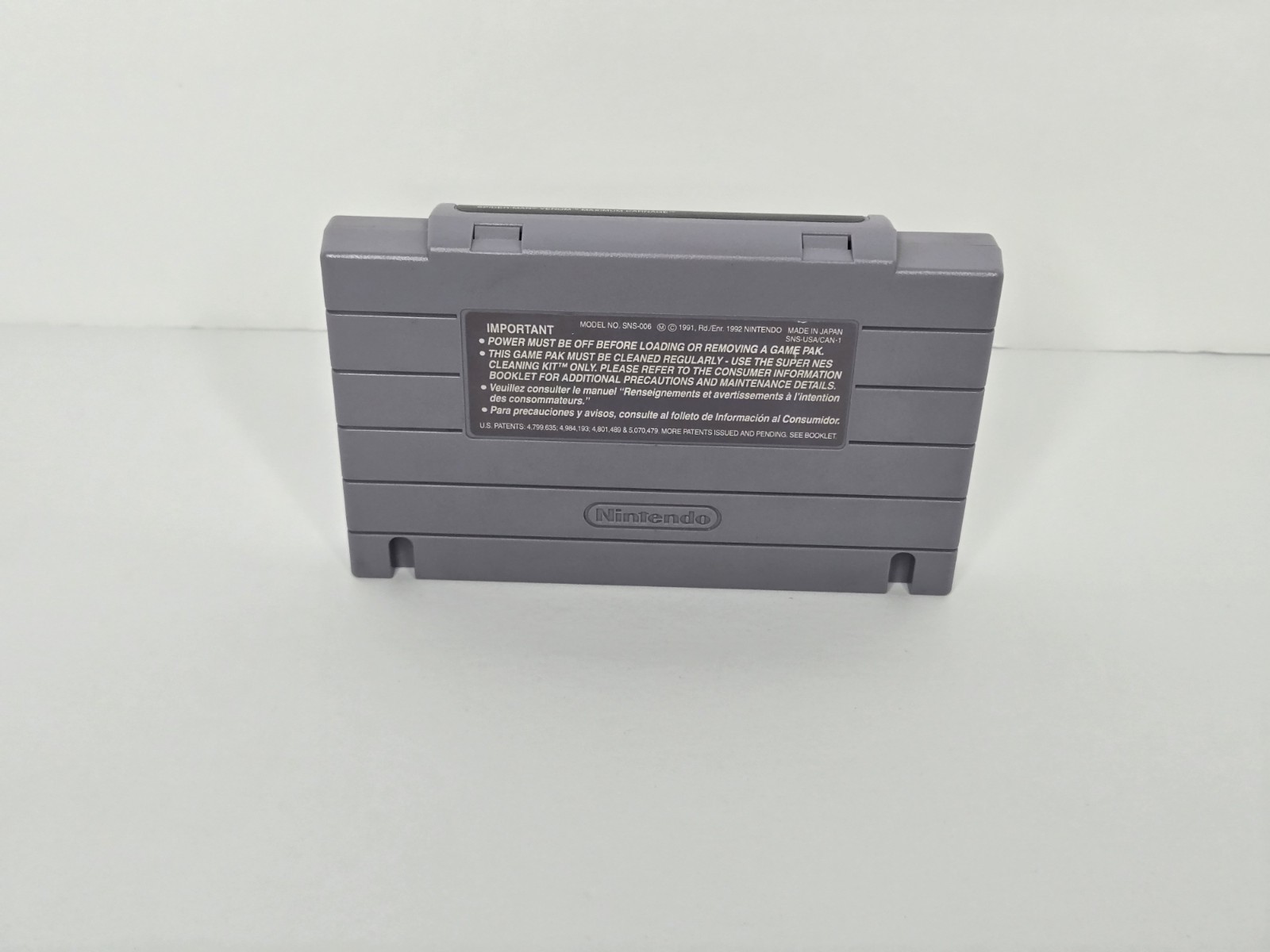 Spider-Man Venom Maximum Carnage SNES Rare Gray Variant Authentic Pristine