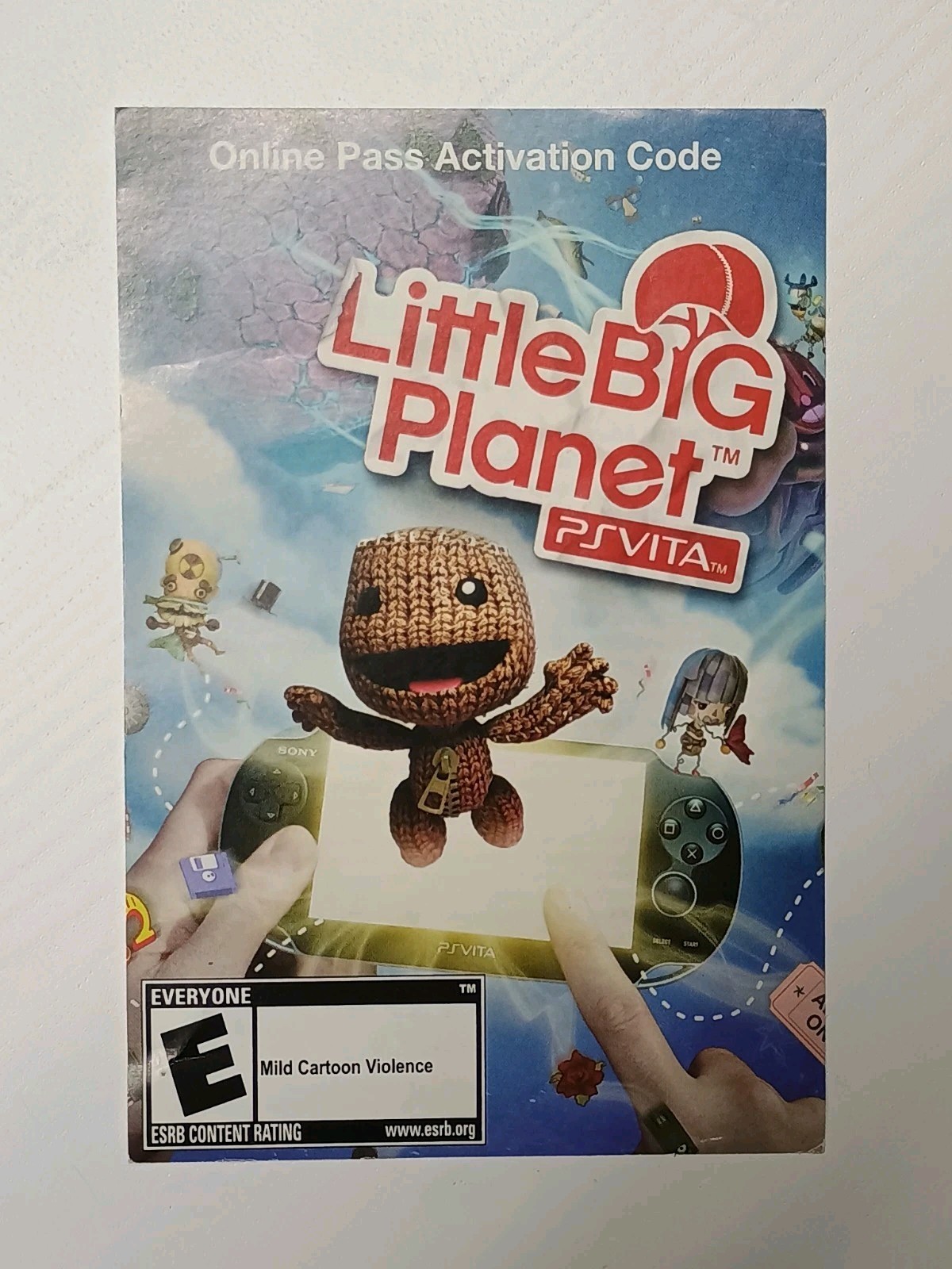 Little Big Planet – Sony PlayStation Vita Online Activation Insert Dlc Addon