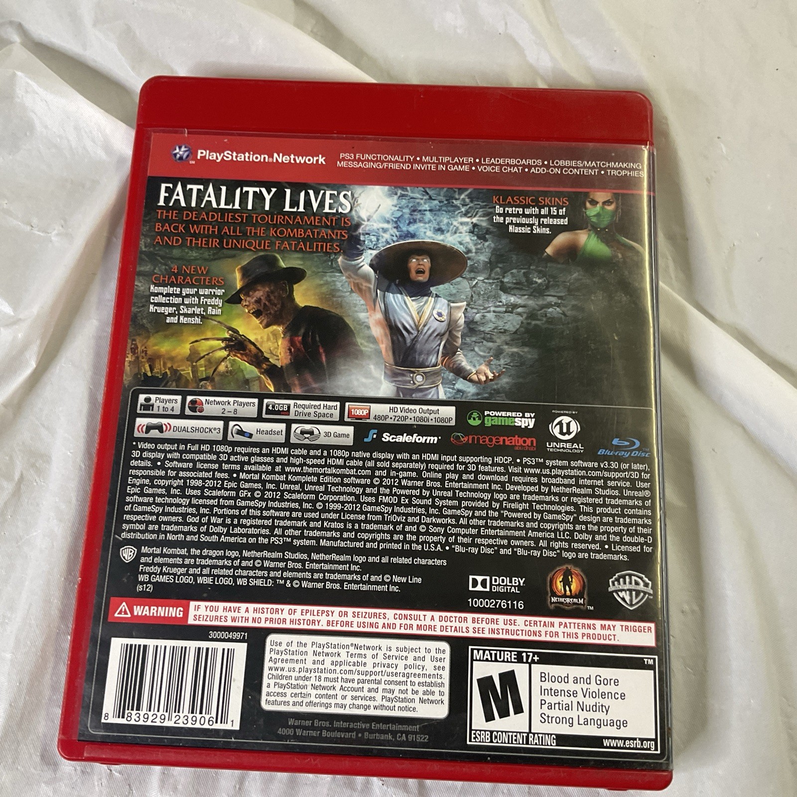 Mortal Kombat — Komplete Edition (Sony PlayStation 3, 2012)