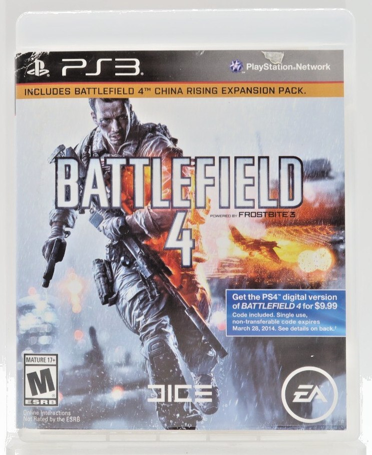 Battlefield 4 (Sony PlayStation 3, 2013) Used Complete