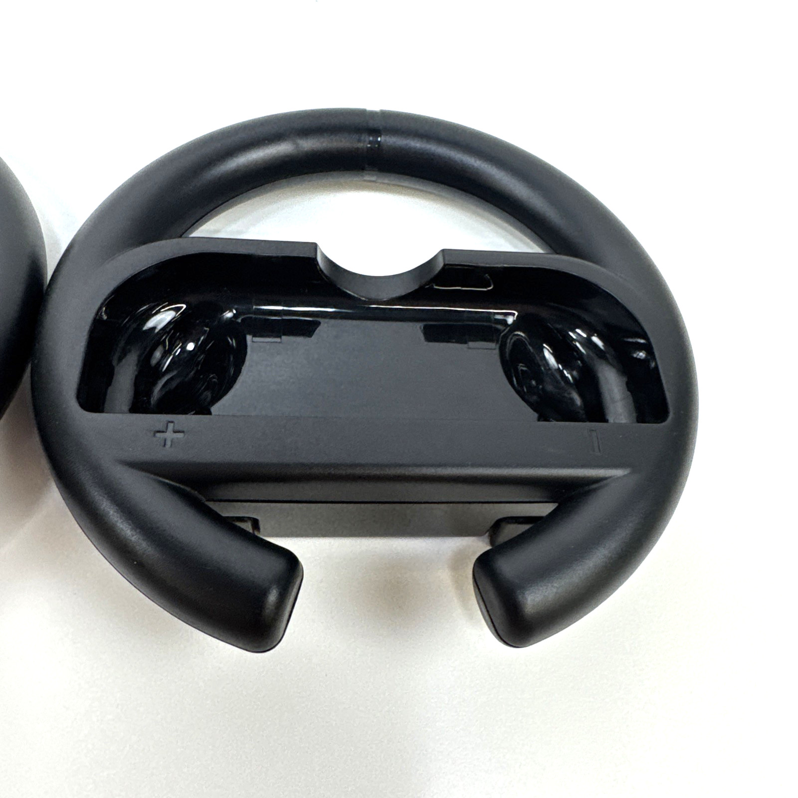 Black Steering Wheel Set for Nintendo Switch Joy-Con Mario Kart (Unbranded)