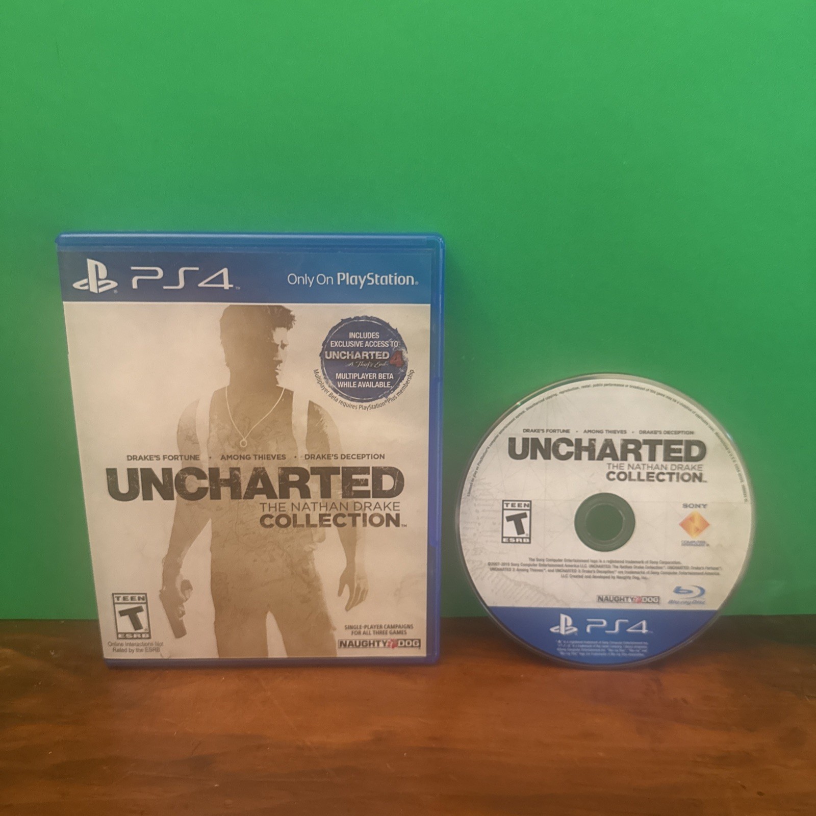 Uncharted The Nathan Drake Collection PS4 PlayStation 4 – Game Disc & Case