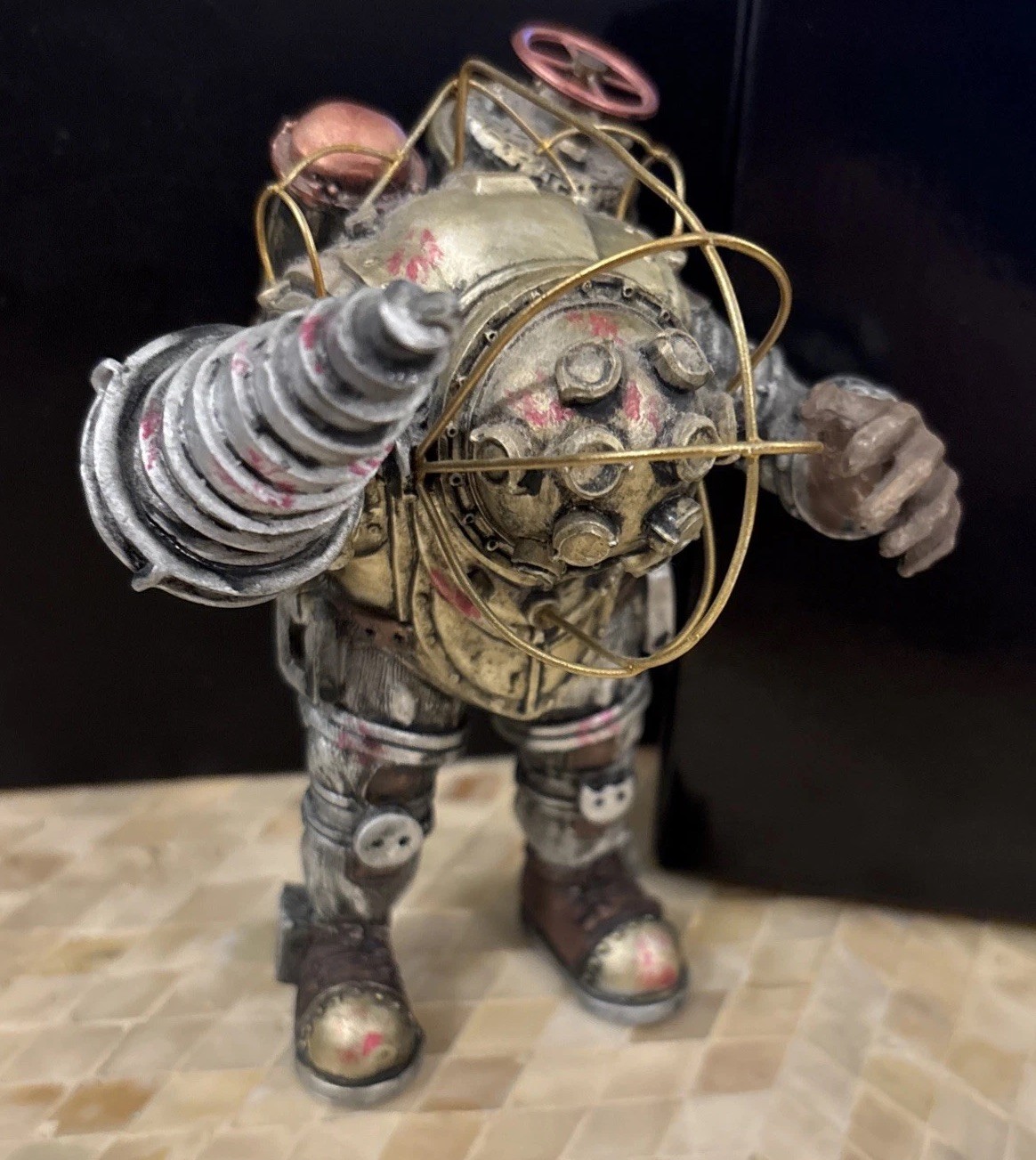 Big Daddy Bioshock Resin Figurine 6 Inch Sculpture Statue Model HEAVY