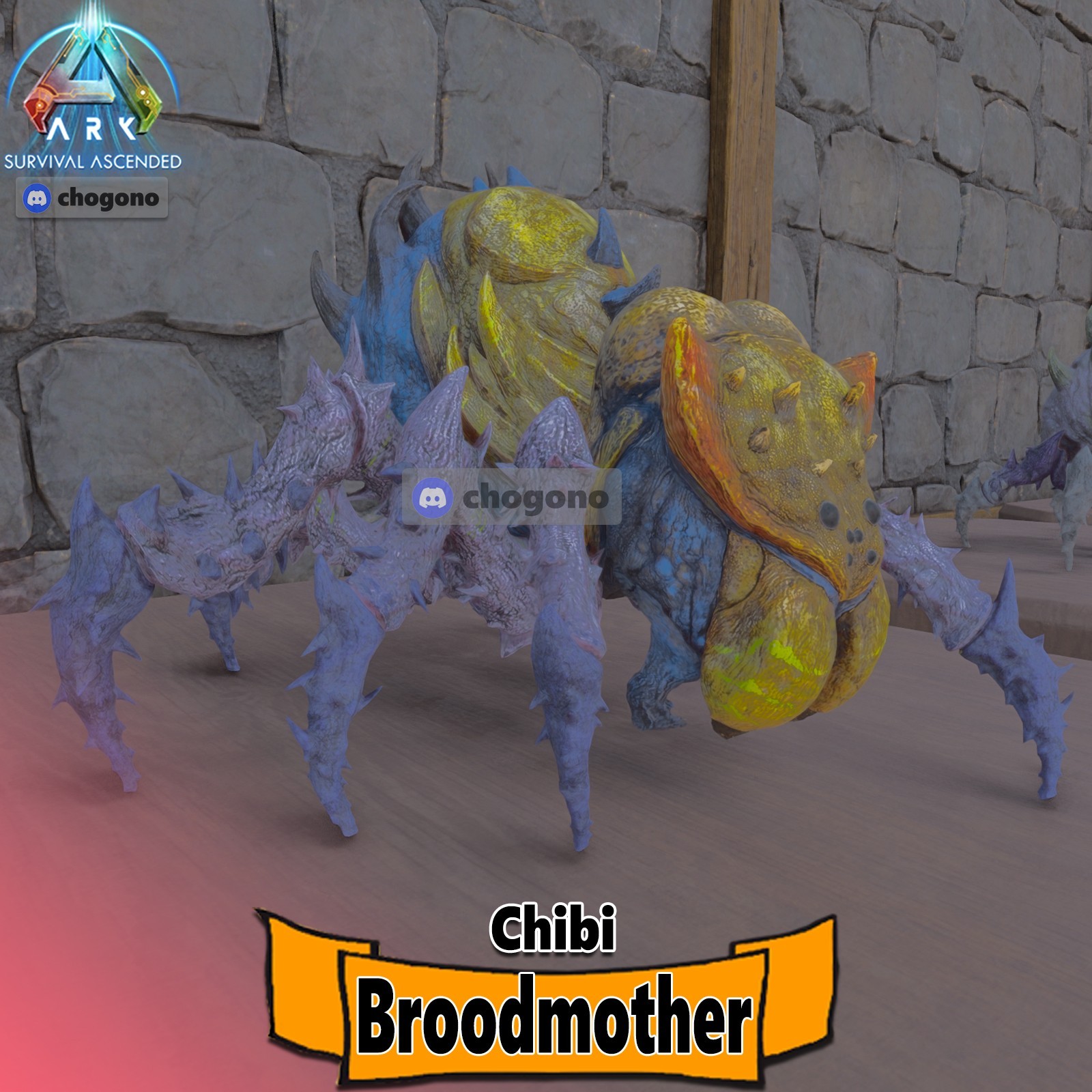 Ark Survival Ascended RARE PVE CHIBI BROODMOTHER