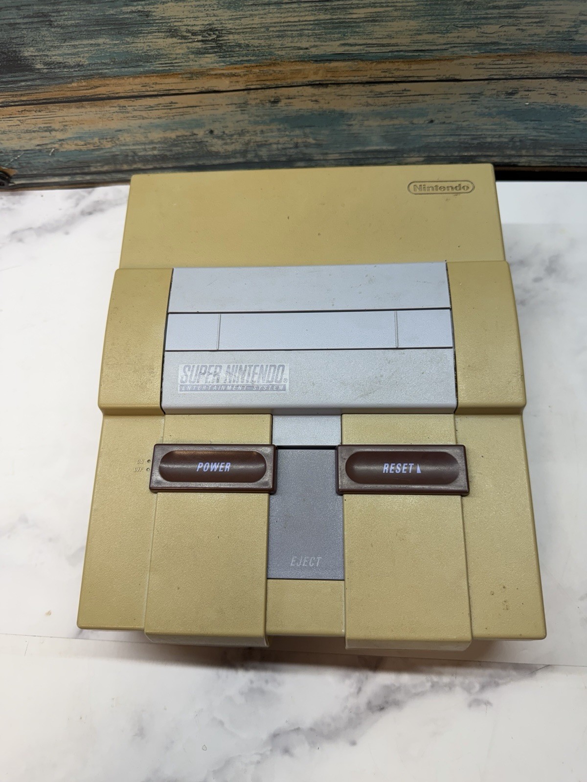 Super Nintendo SNES Console Only SNS-001 – Tested Working!