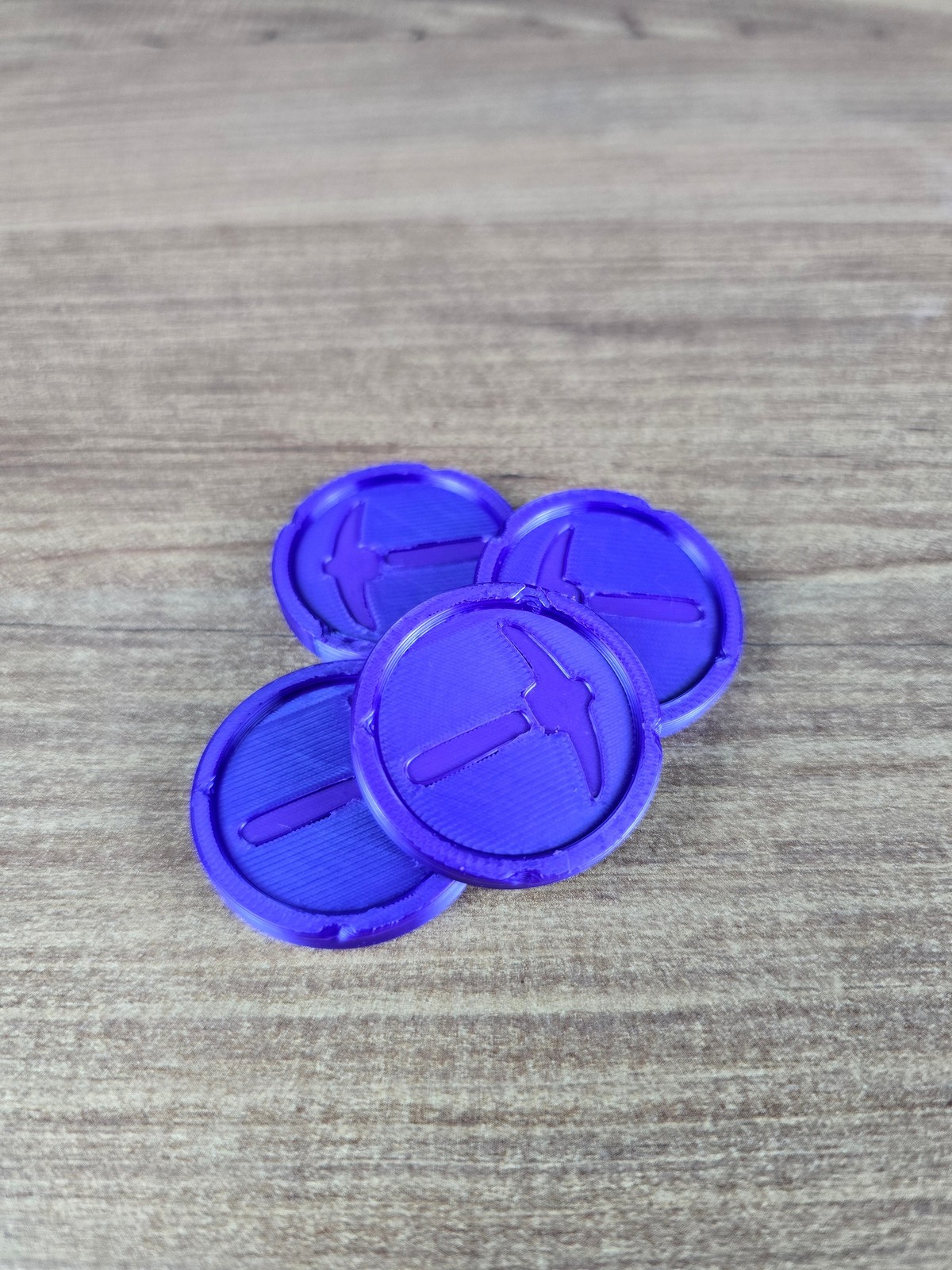 Palia Skill Medal Coin Keyring 3.5cm Silk PLA New Profession Game Collectible