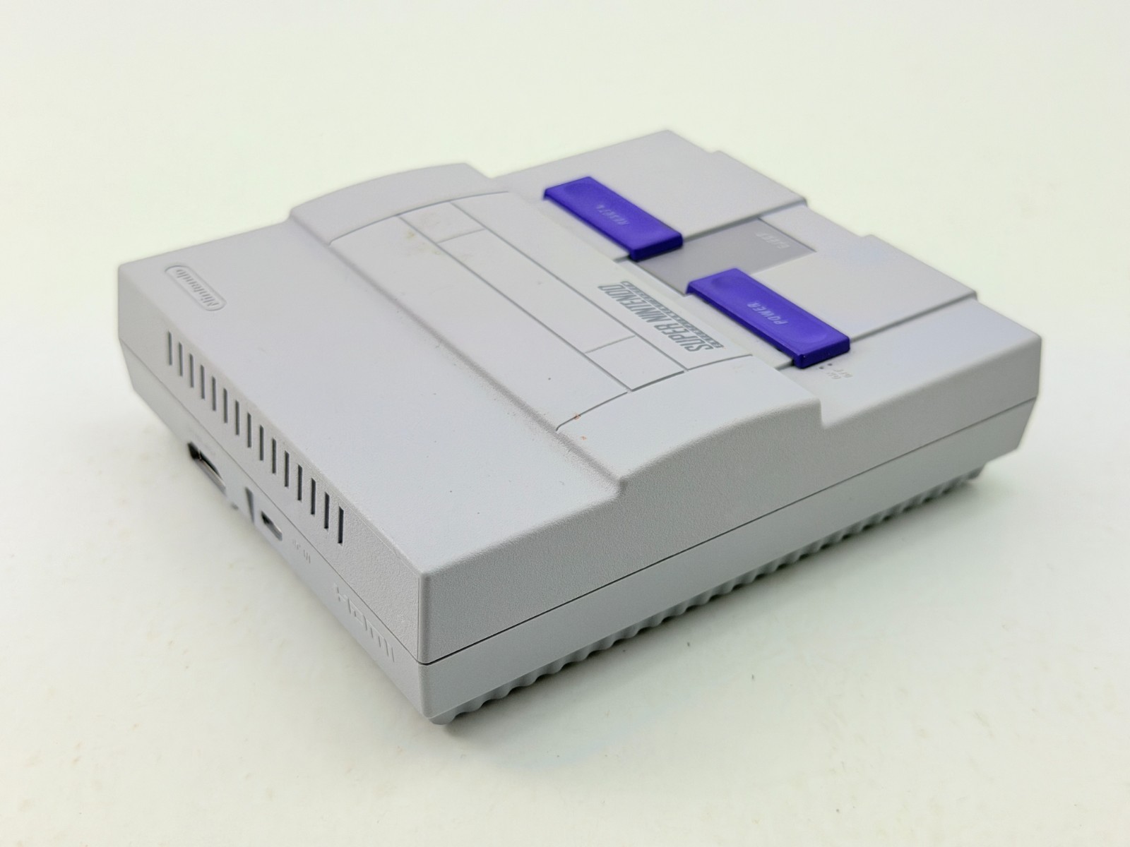 Vintage Nintendo SNES Classic Edition CLV‑201 Mini Console w/ 21 Games, HDMI