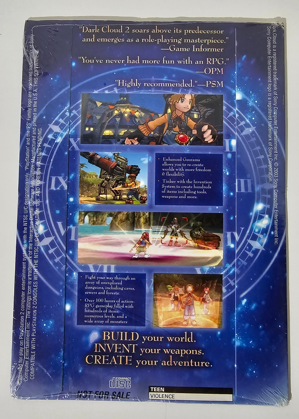 Dark Cloud 2 Demo Disc PlayStation 2 PS2 FACTORY SEALED USA