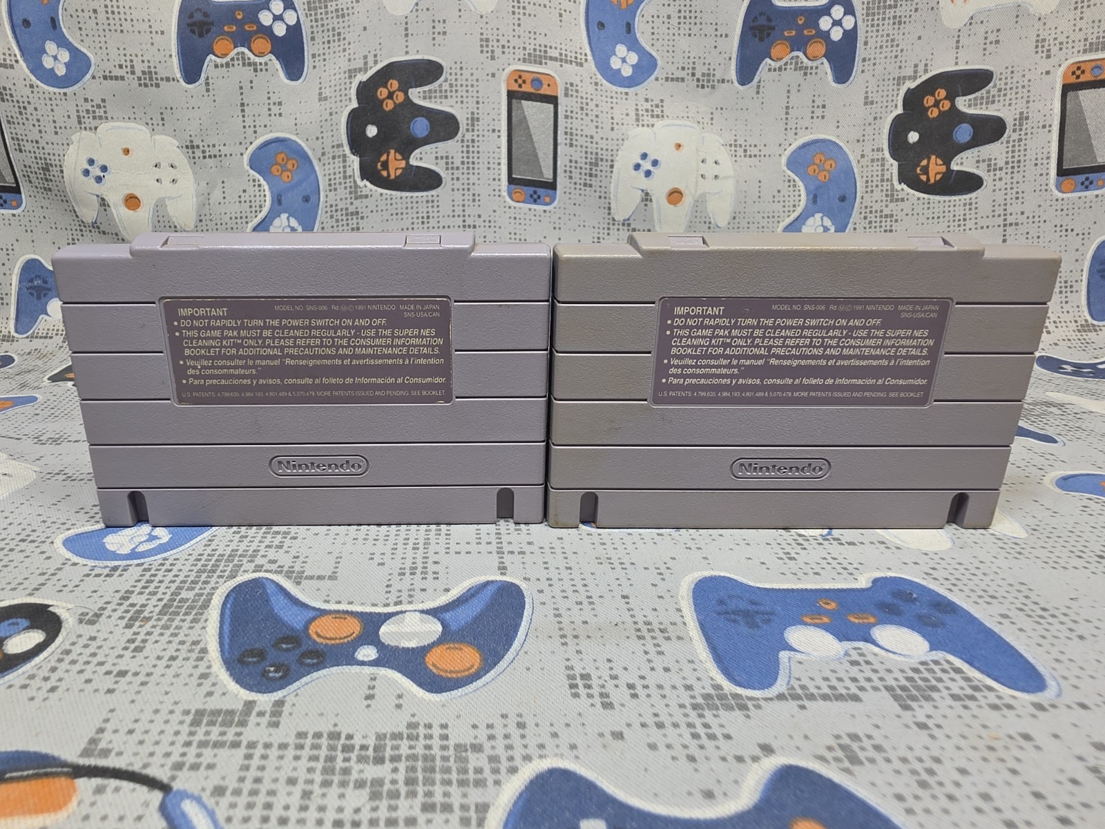 Super Mario Kart & Mario Paint (Super Nintendo SNES) CLEANED & TESTED 2-pack