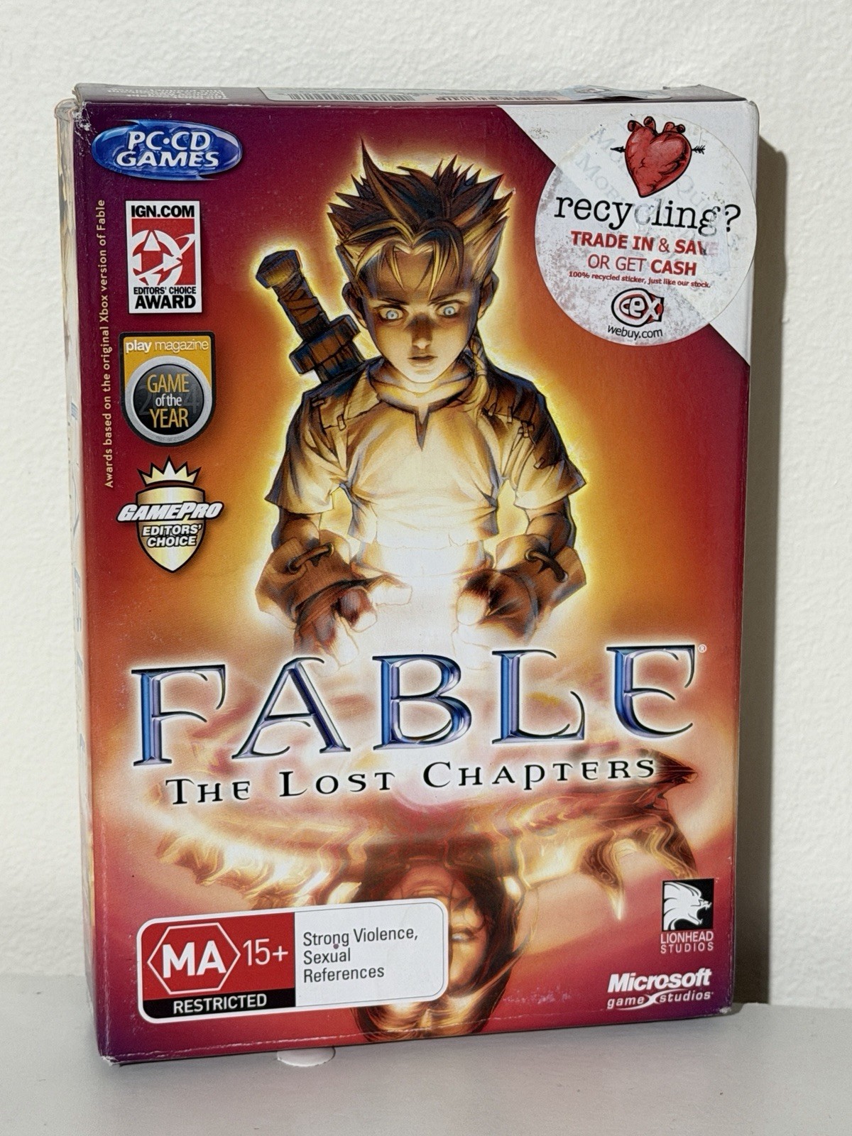 Microsoft Game Studios Fable: The Lost Chapters PC 2005 MA15+ RPG Manual