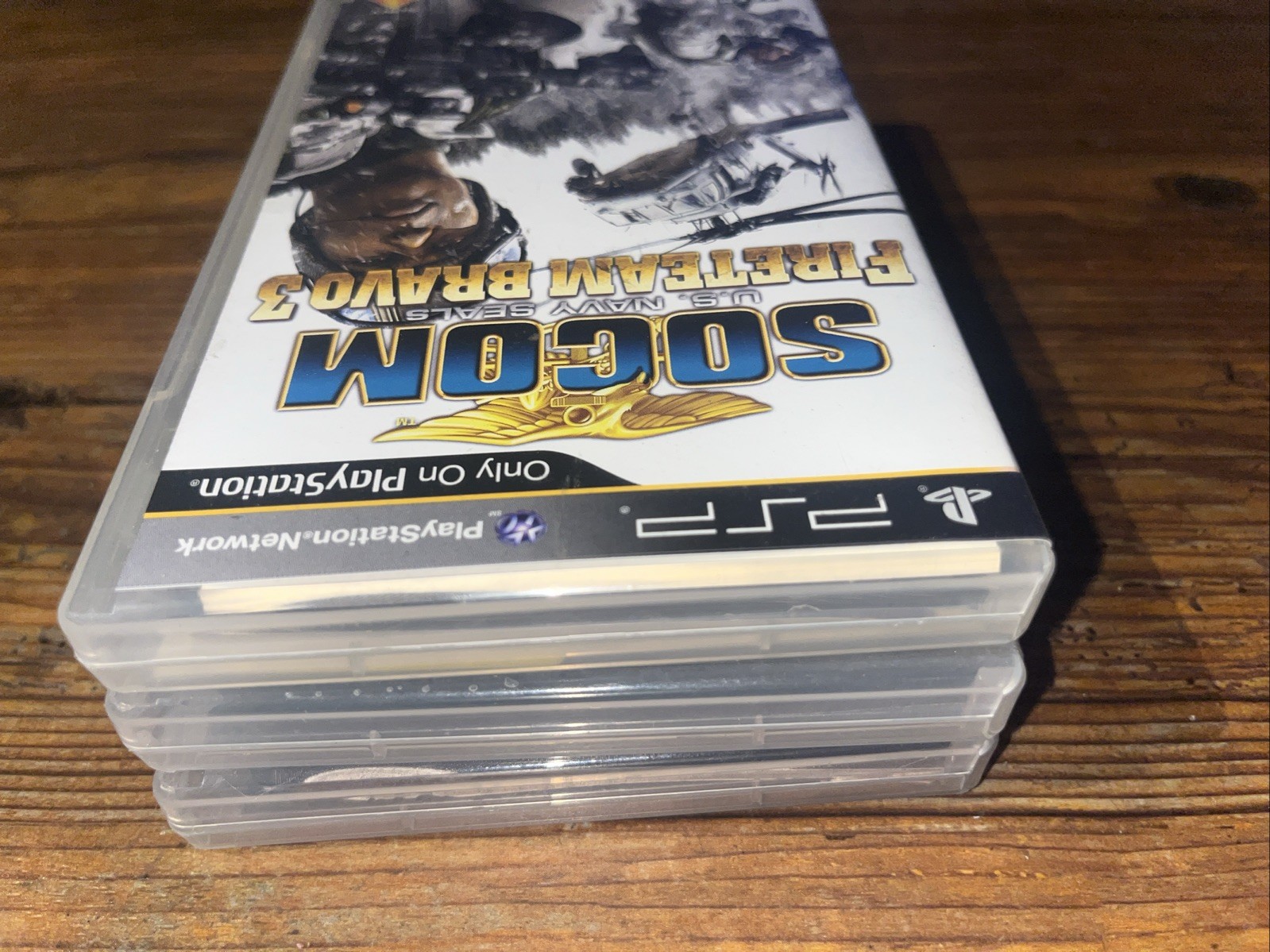 SOCOM US Navy Seals Sony PSP Trilogy Bundle Fireteam Bravo 1 2 3