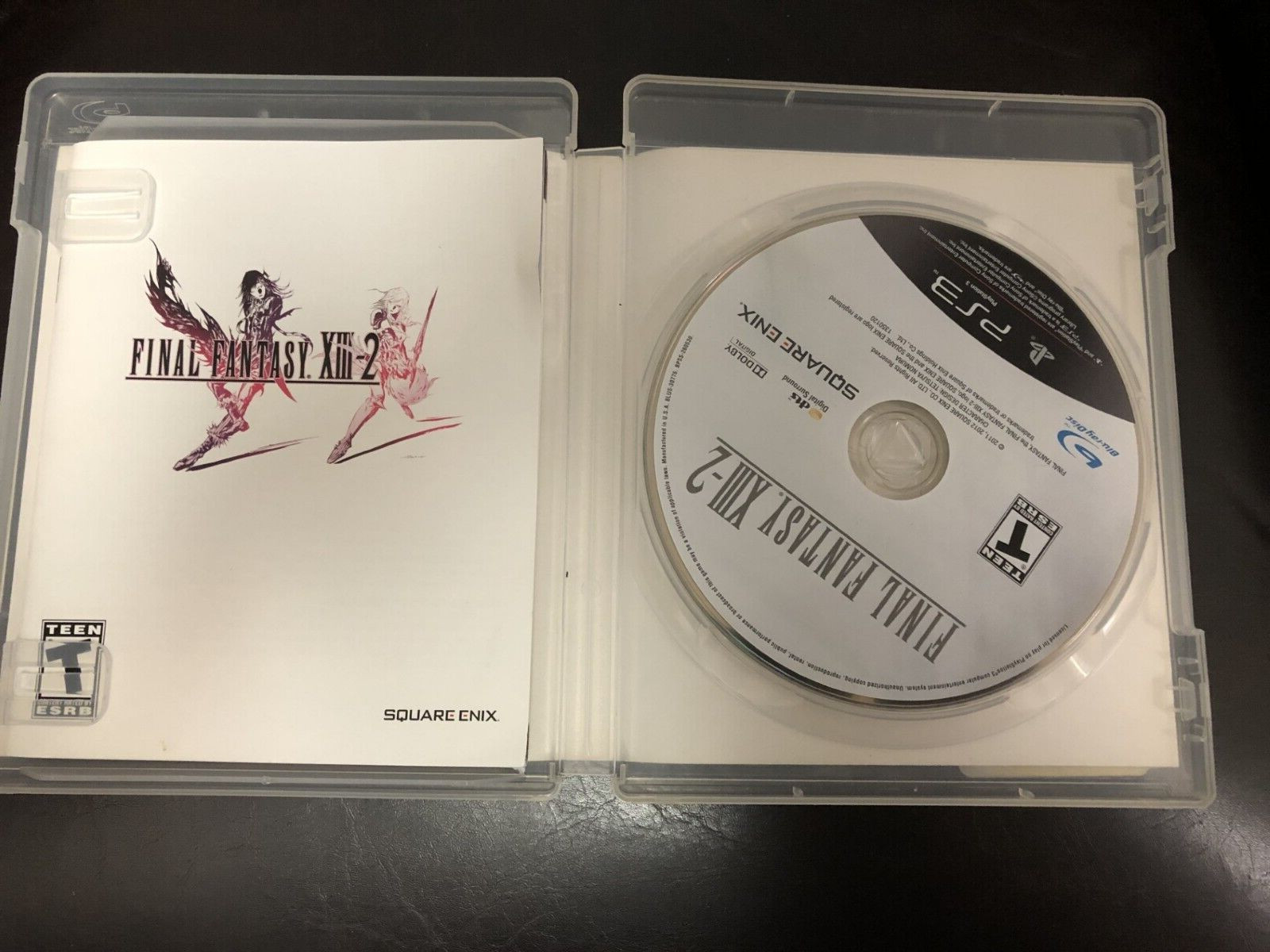 FINAL FANTASY XIII-2 GAME PLAYSTATION 3 GAME PLAY STATION DISC SONY PS3 NES HQ