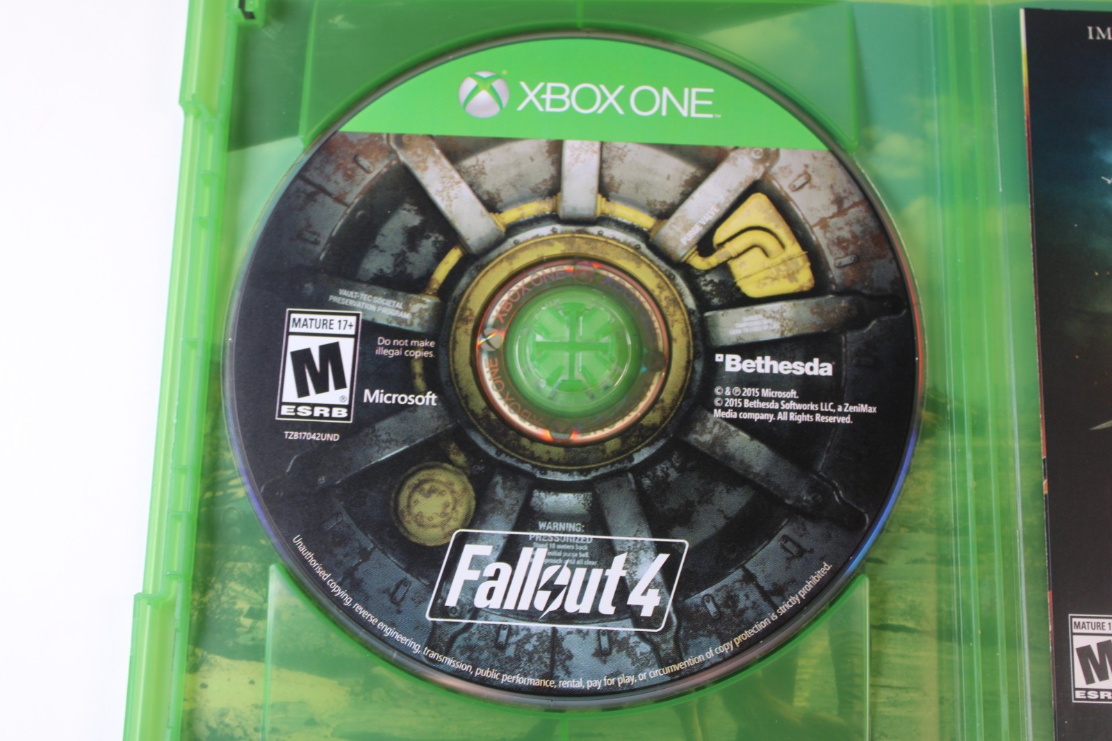 Fallout 4 (Microsoft Xbox One edition) Authentic, complete, tested/works