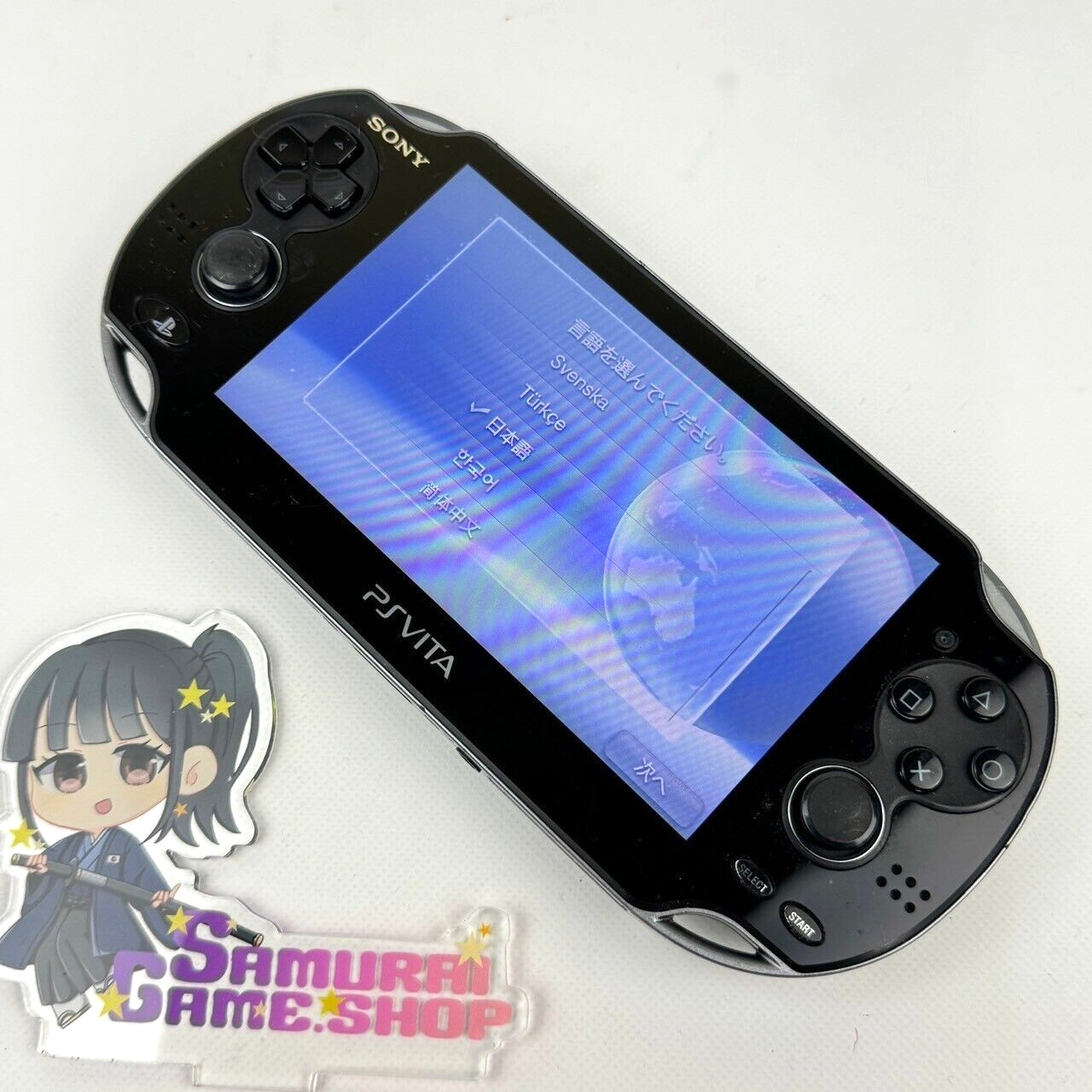 Refurbished PS Vita PCH-1000 Sony PlayStation Crystal Black 1 Console Only Used