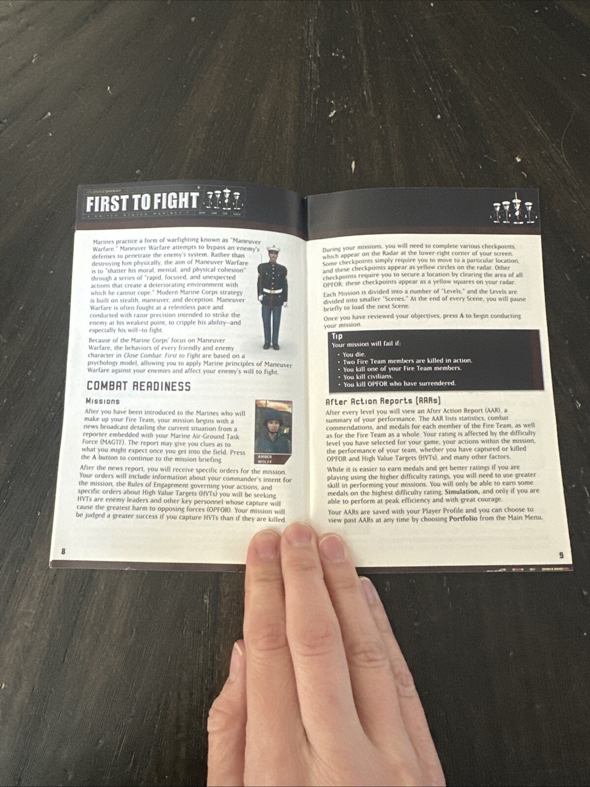XBOX Manual Only First To Fight