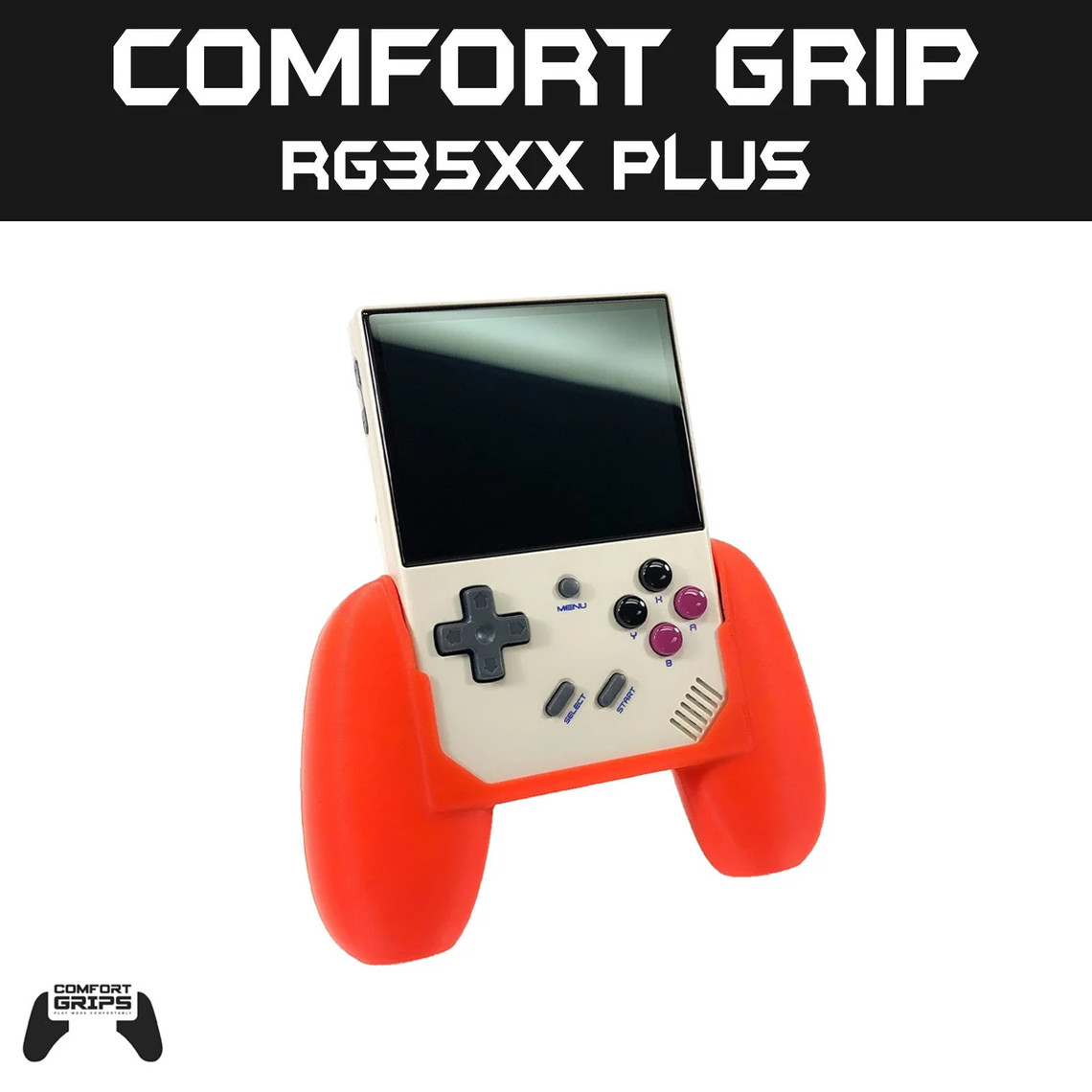 Anbernic RG35XX Plus Comfort Grip Case – 3D Printed