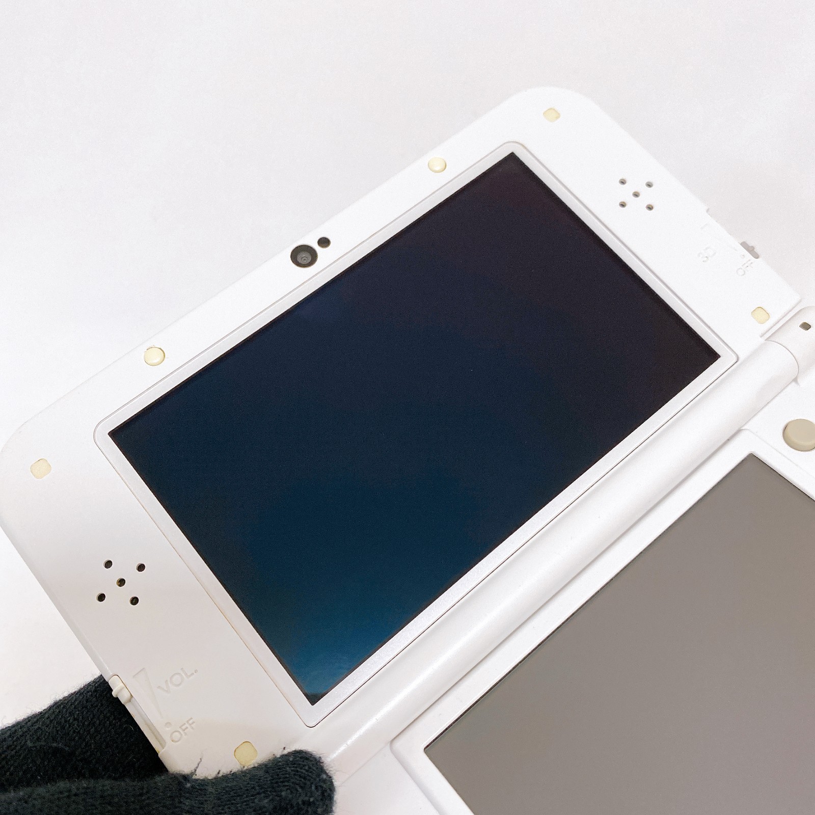 【Dual IPS】New Nintendo 3DS XL LL Pearl White Console Japan Tested Working Rank S