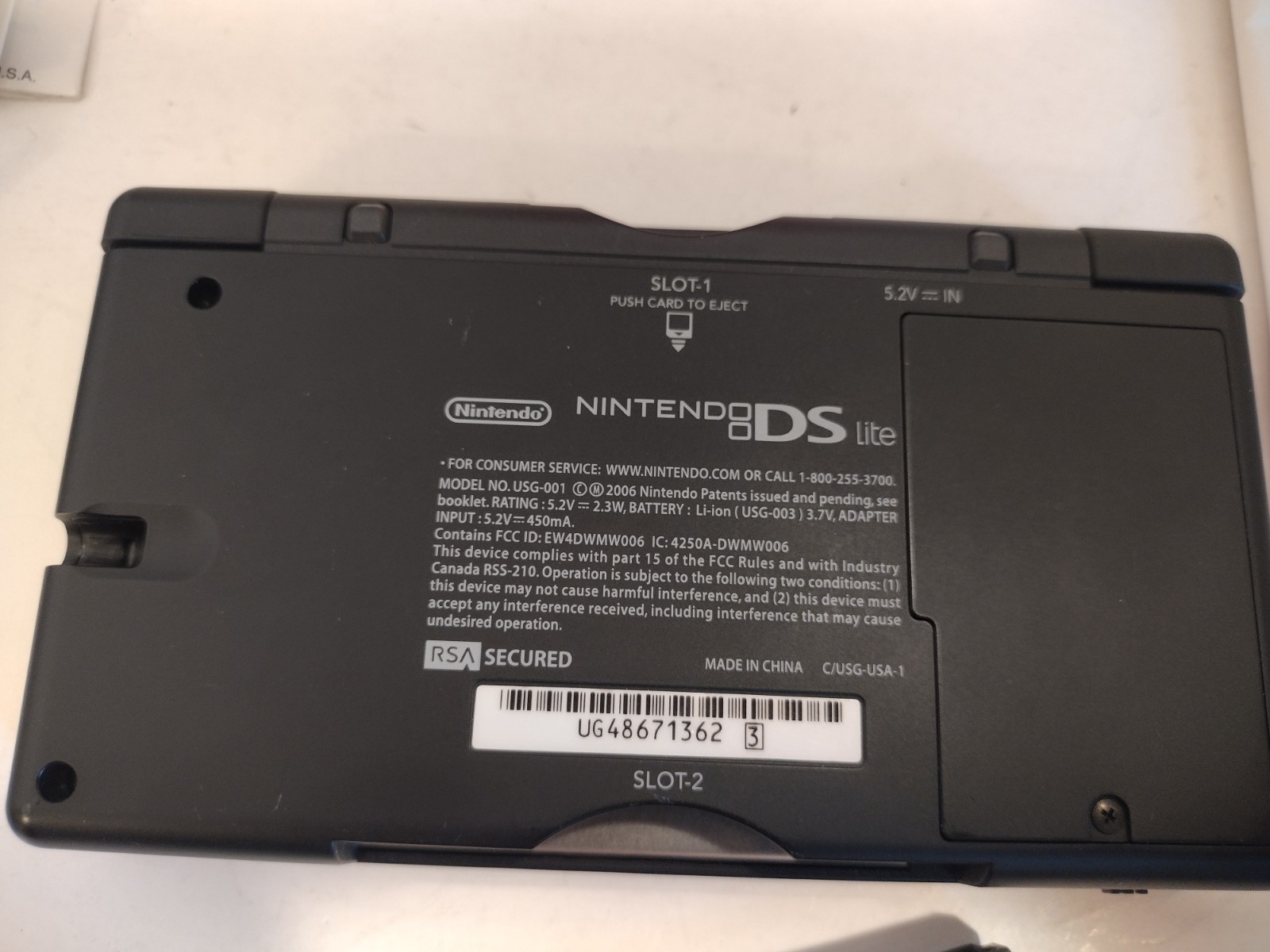 Nintendo DS Lite Red/Black, Handheld, with Charger in box + 1 Game