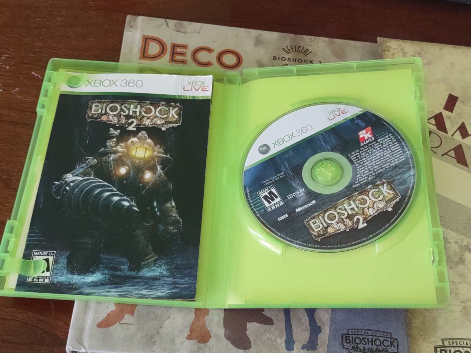 BioShock 2 Special Edition Xbox 360 Game, Art Book, Soundtracks, Posters, & Box