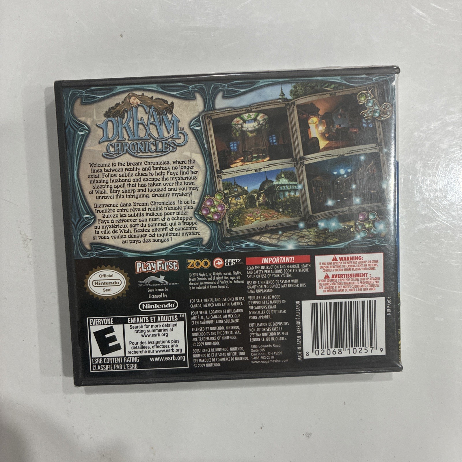 Dream Chronicles – Nintendo DS (2009, Zoo Games)