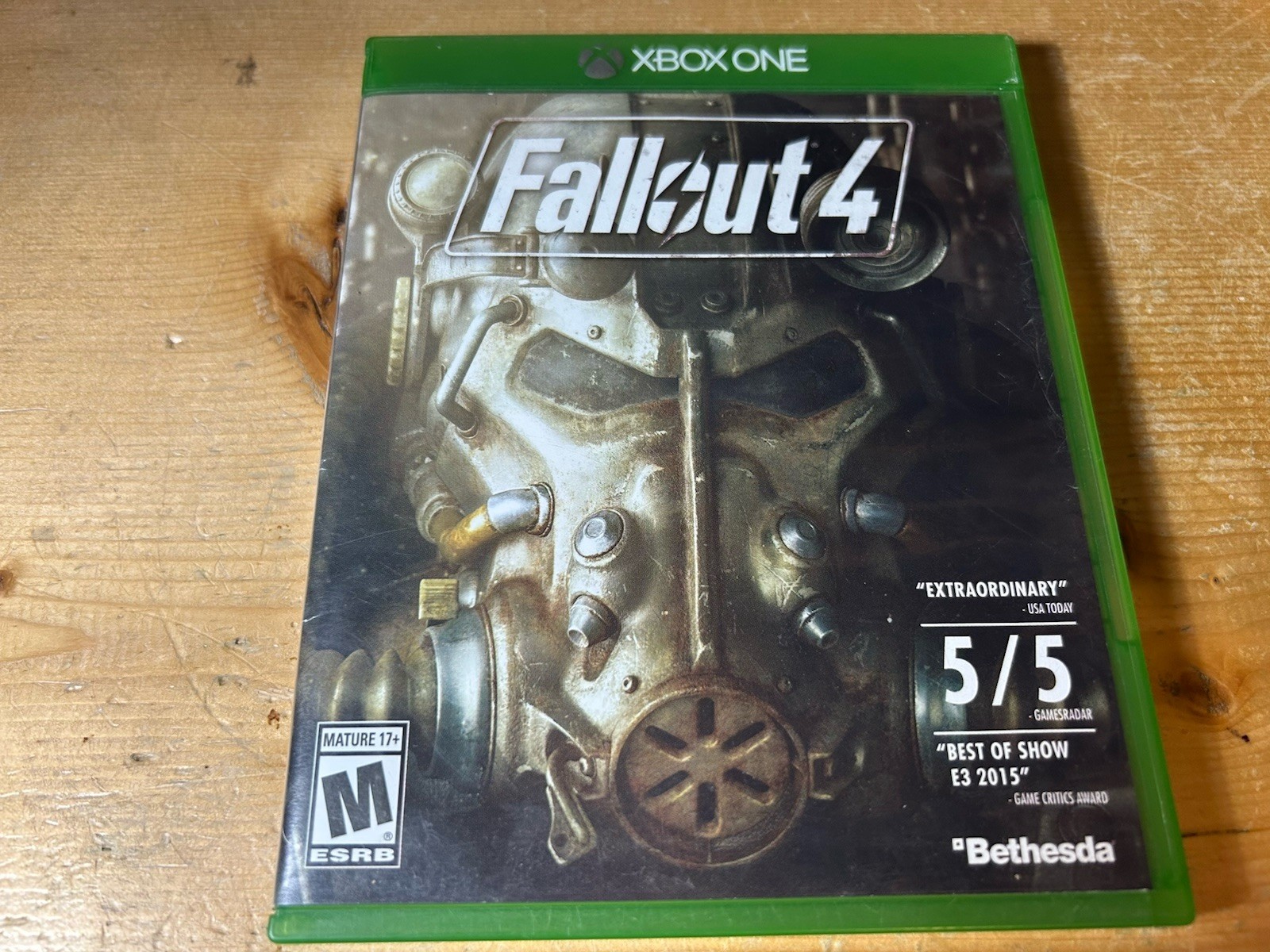 Fallout 4 (Microsoft Xbox One, 2015) Complete and Tested Ships Free