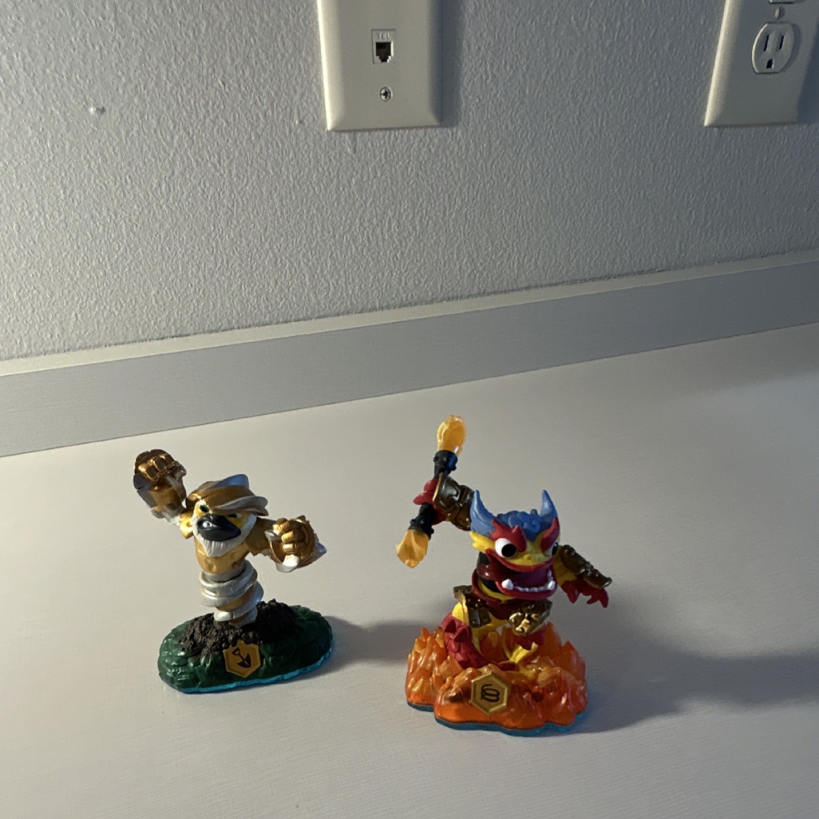 Skylanders Swap Force Figure Lot Grilla Drilla & Fire Kraken