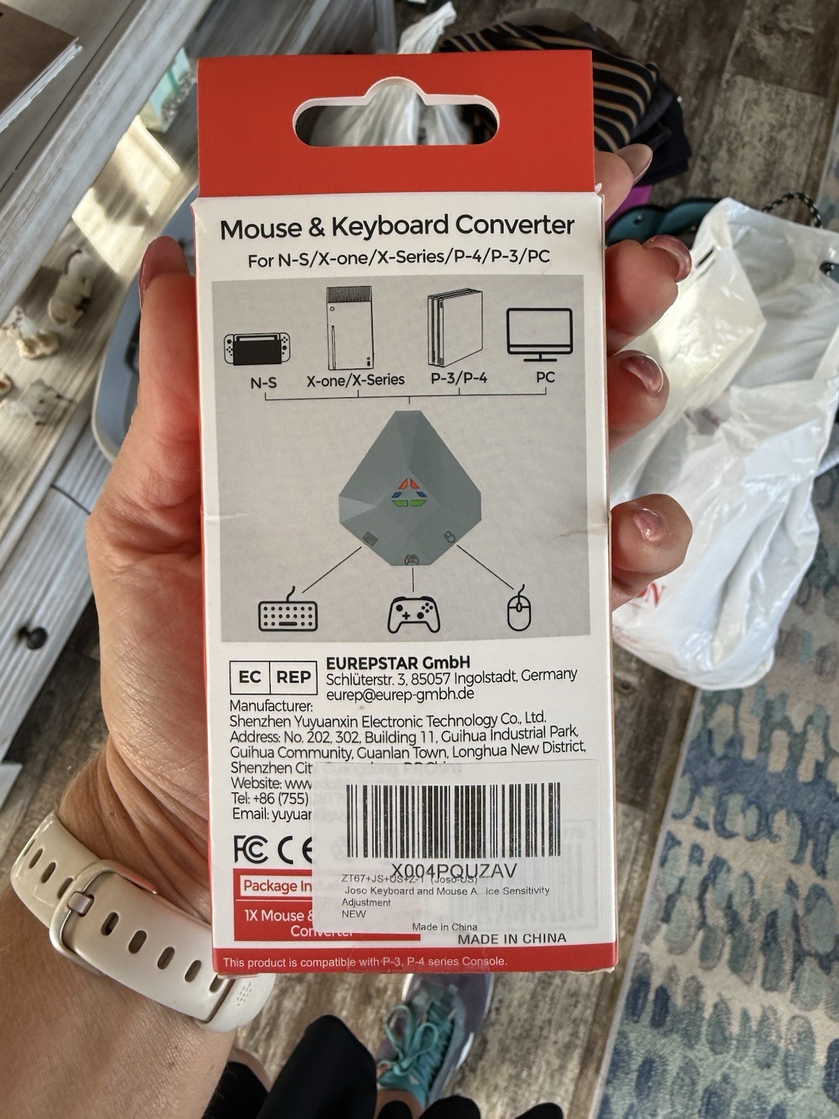 NIB DOBE Mouse & Keyboard Converter for game consoles