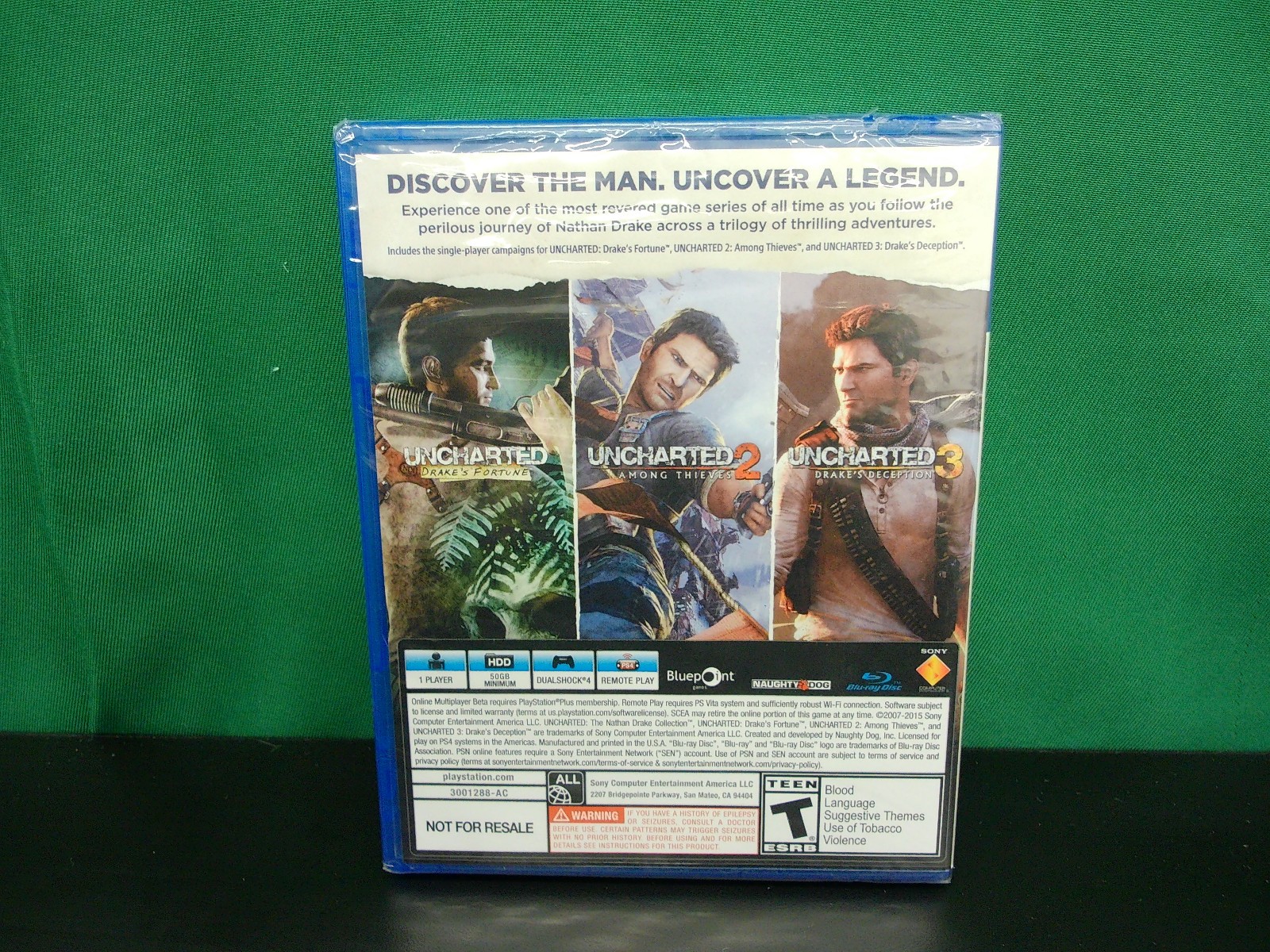 Uncharted: The Nathan Drake Collection PlayStation 4 PS4 Sealed