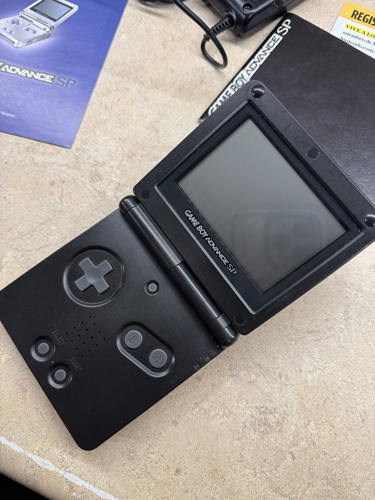 Nintendo Game Boy Advance SP AGS-001 Platinum CIB Clean – Tested And Working