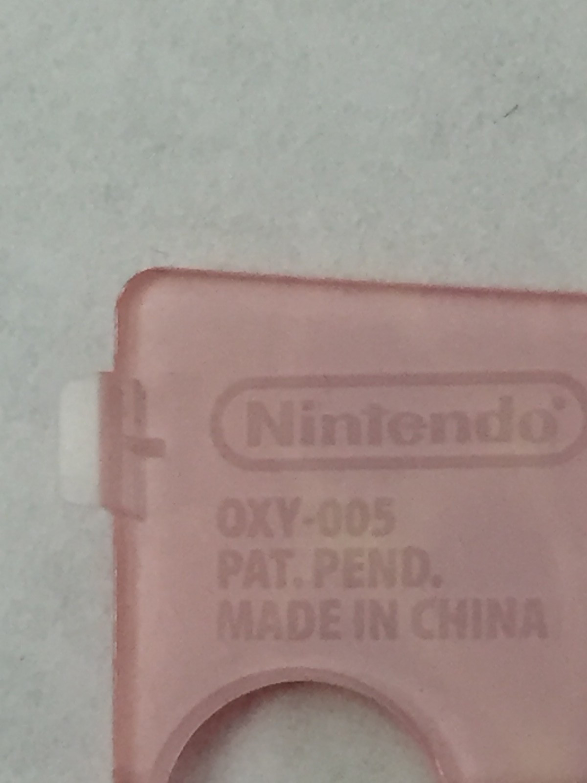 Nintendo Game Boy Micro Faceplate Flame OEM Official GameBoy Face Plate