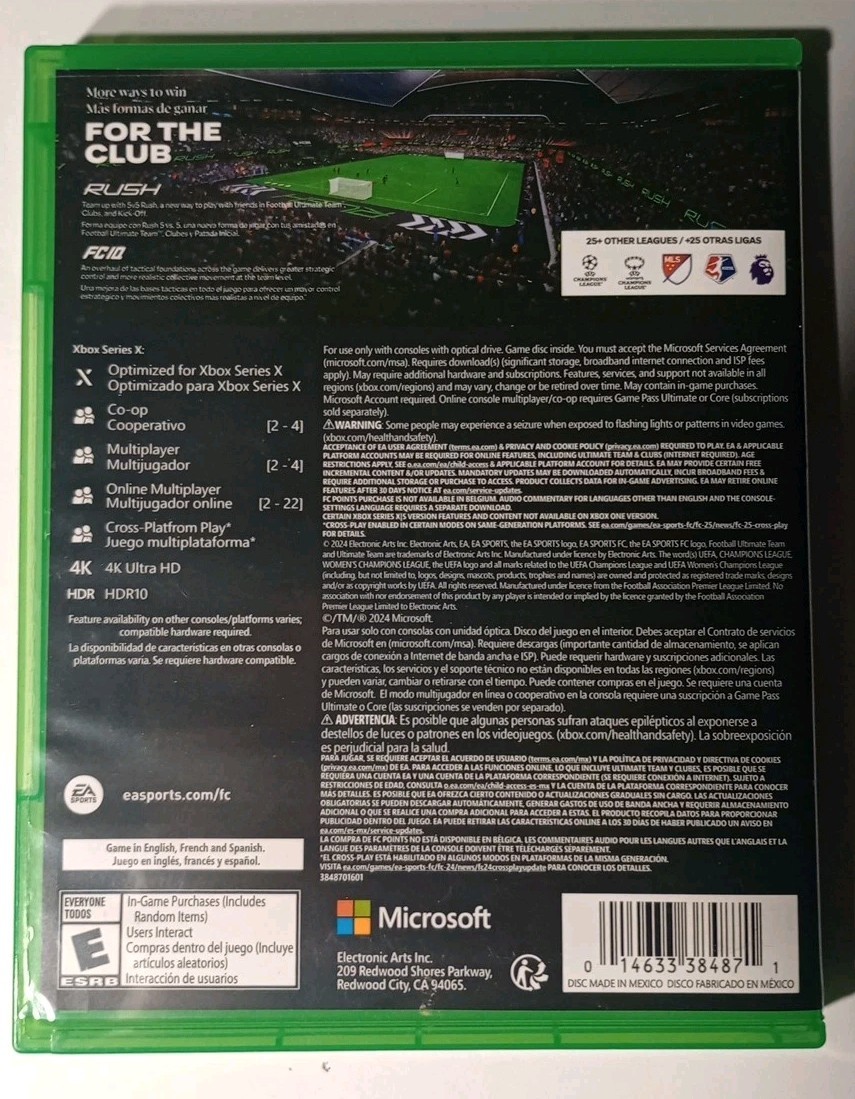 EA Sports FC 25 – Microsoft Xbox Series X|S
